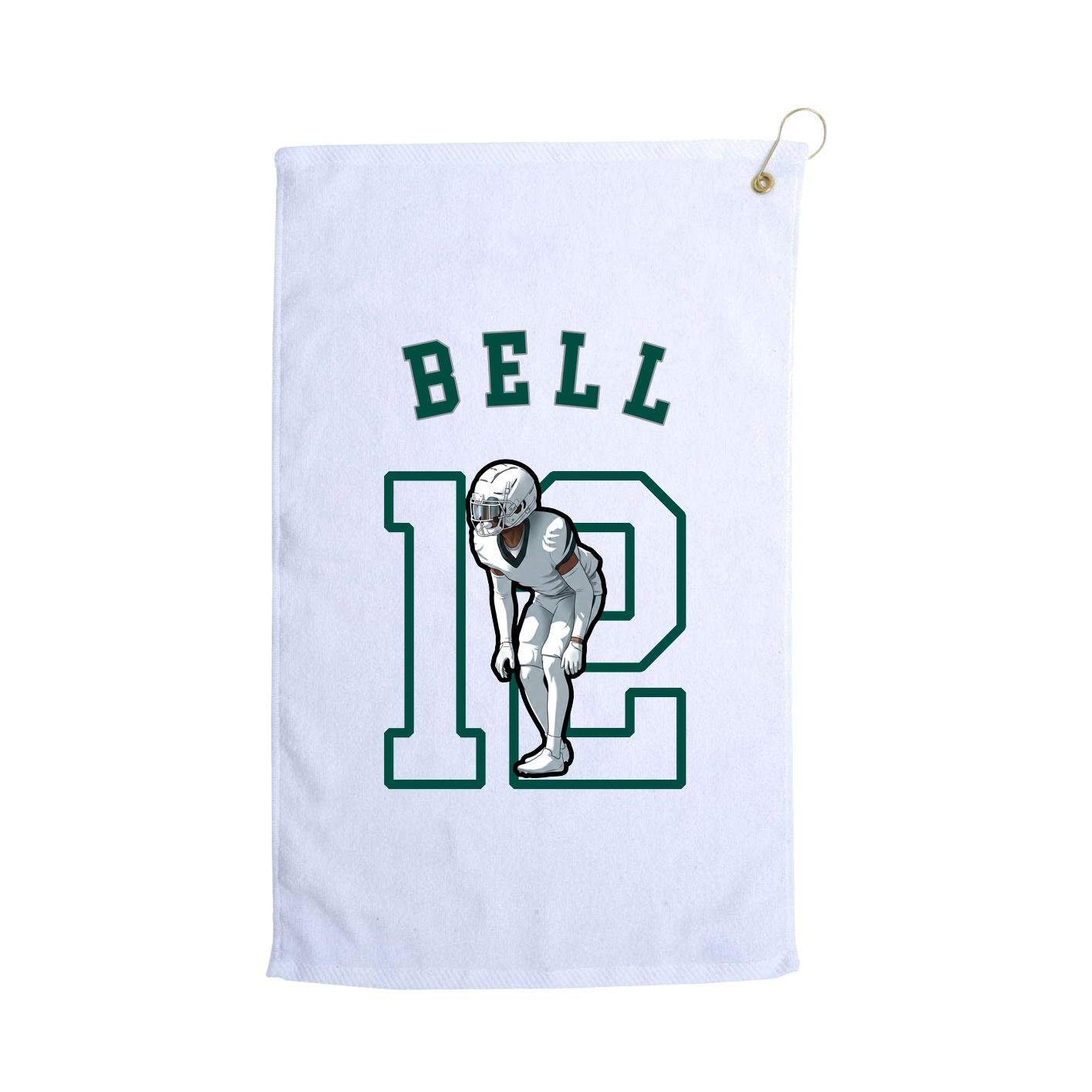 Golf Towel — Shirsey Arch in White