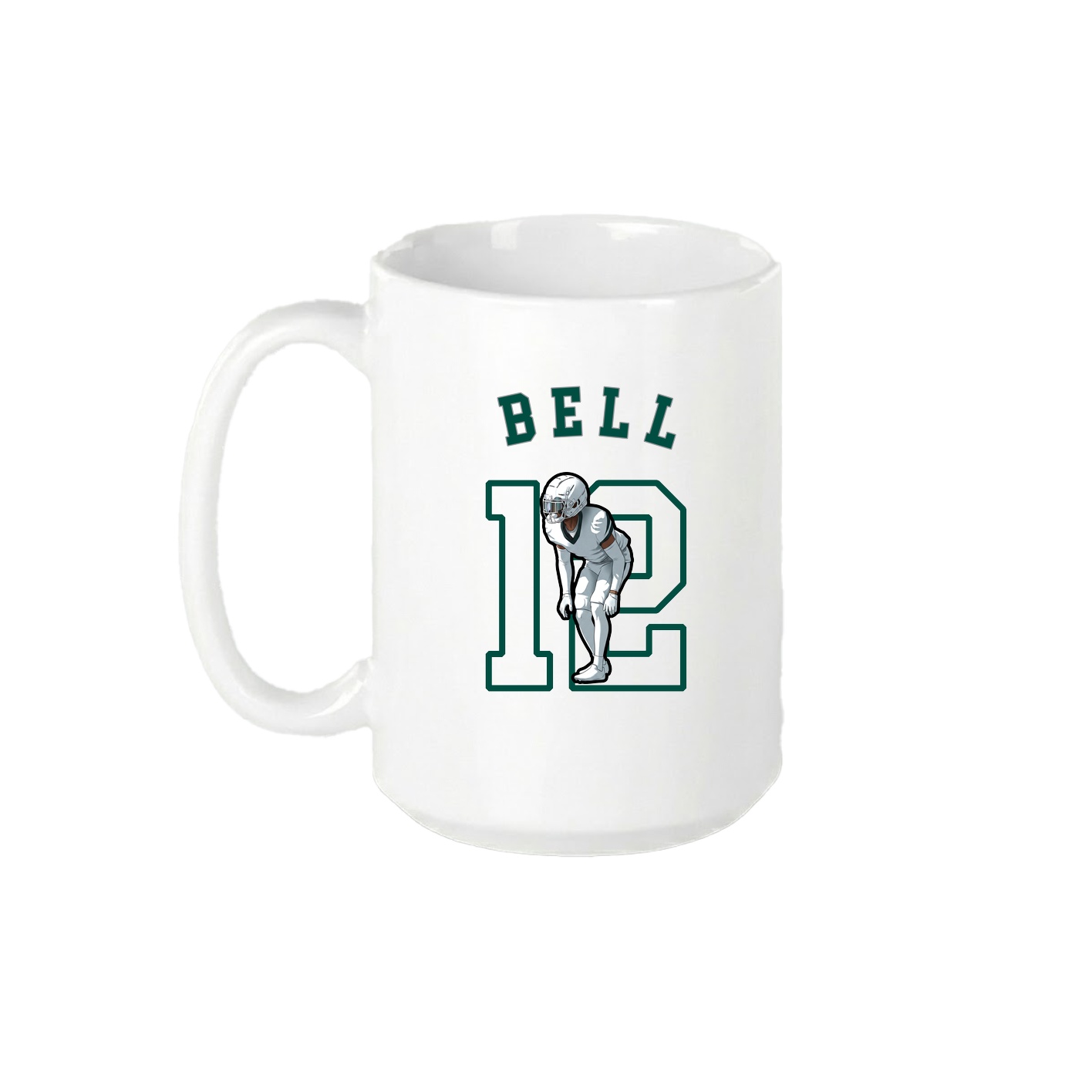 15oz Coffee Mug — Shirsey Arch in White