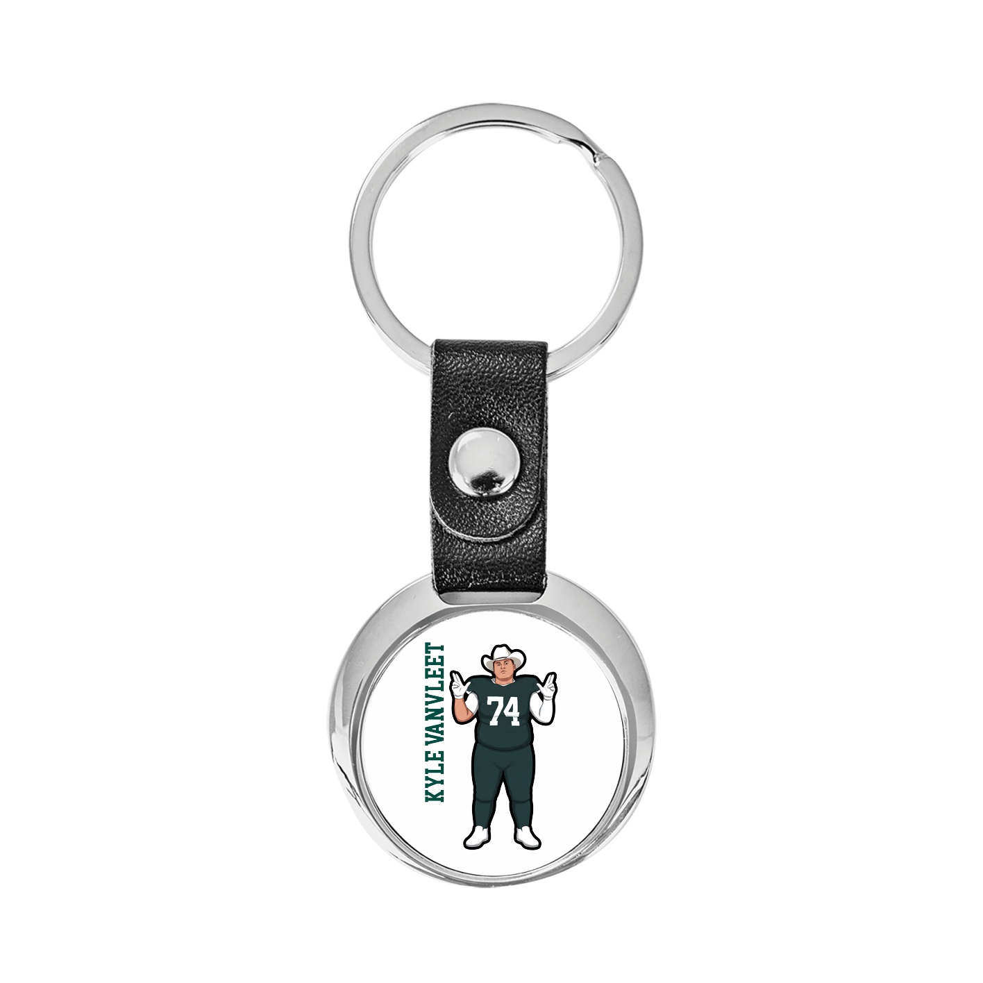 Key Chain — Name Vertical in Classic