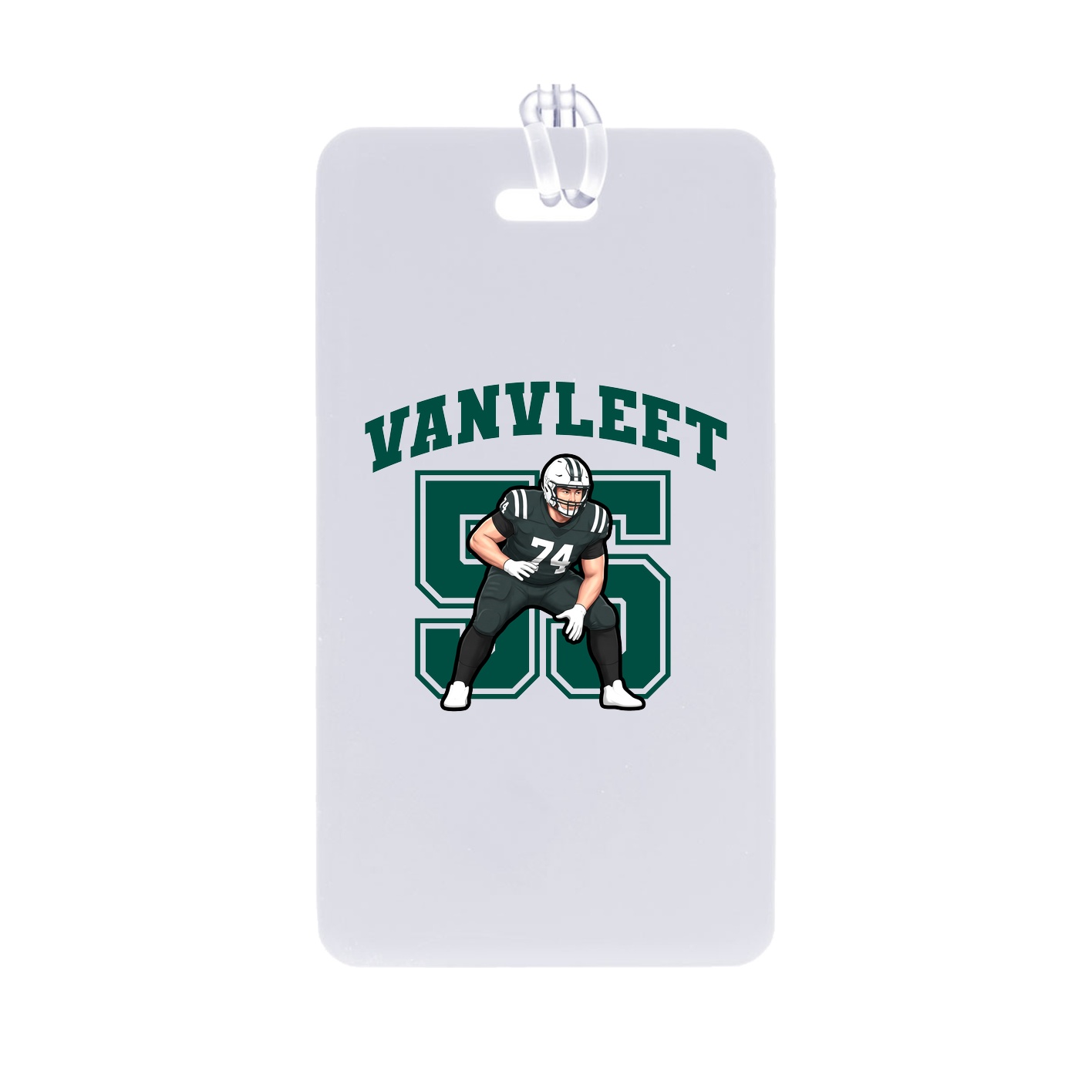 Bag Tag — Number in Classic