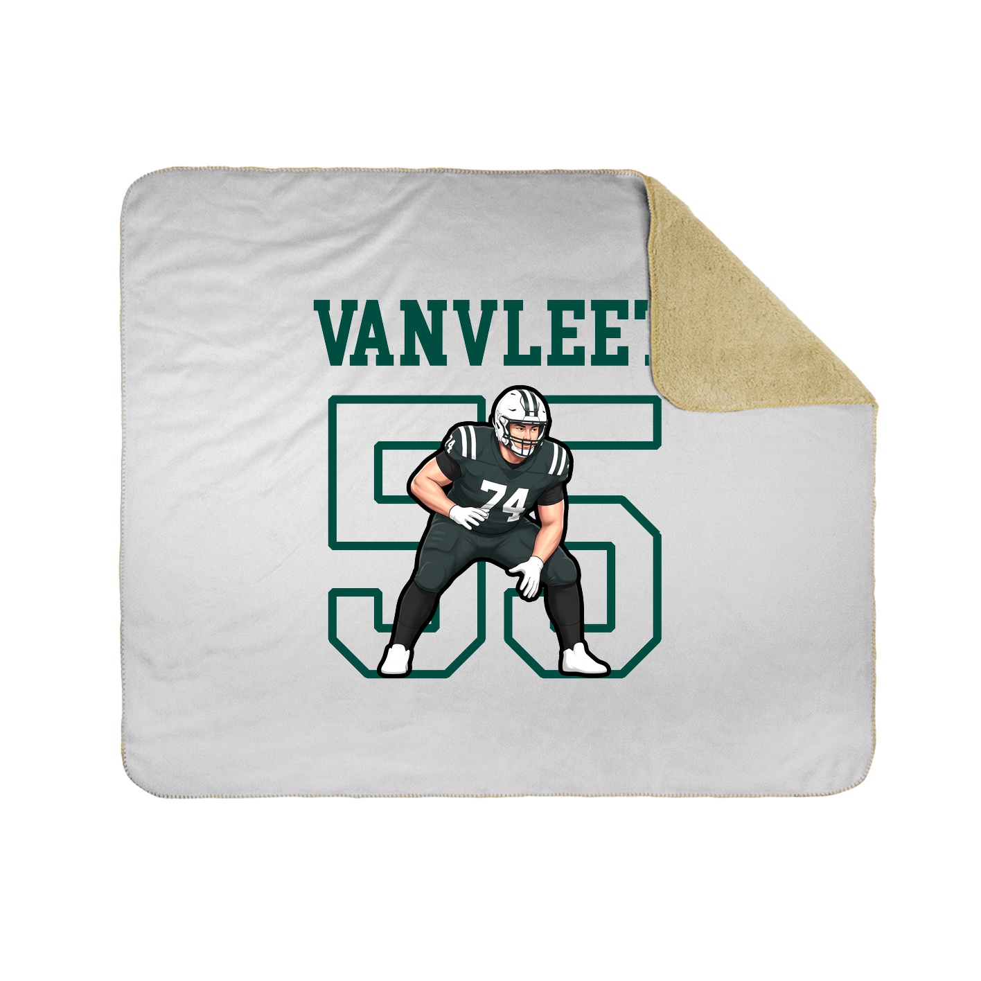 Throw Blanket — Shirsey in White
