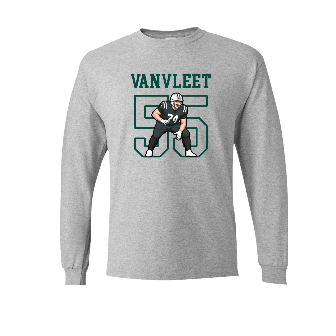Long Sleeve Tee — Shirsey in Grey