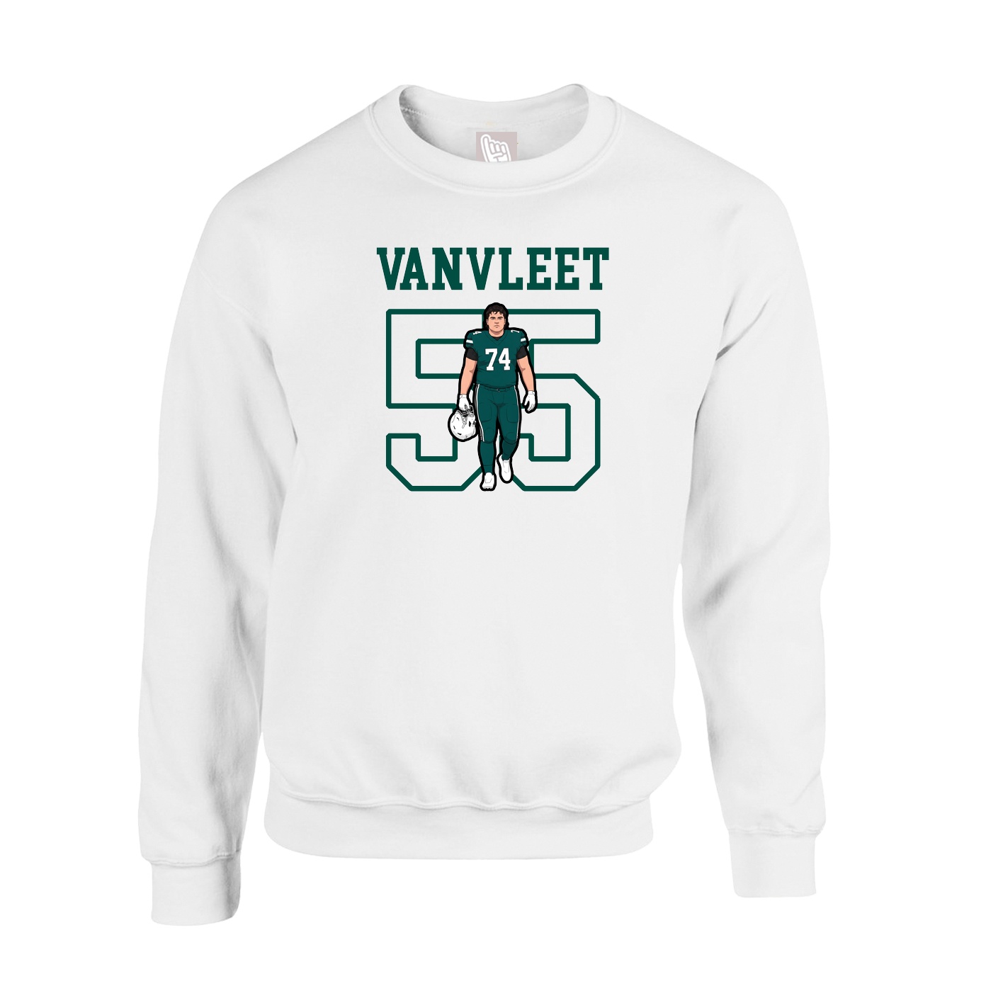 Fleece Crew — Shirsey in White