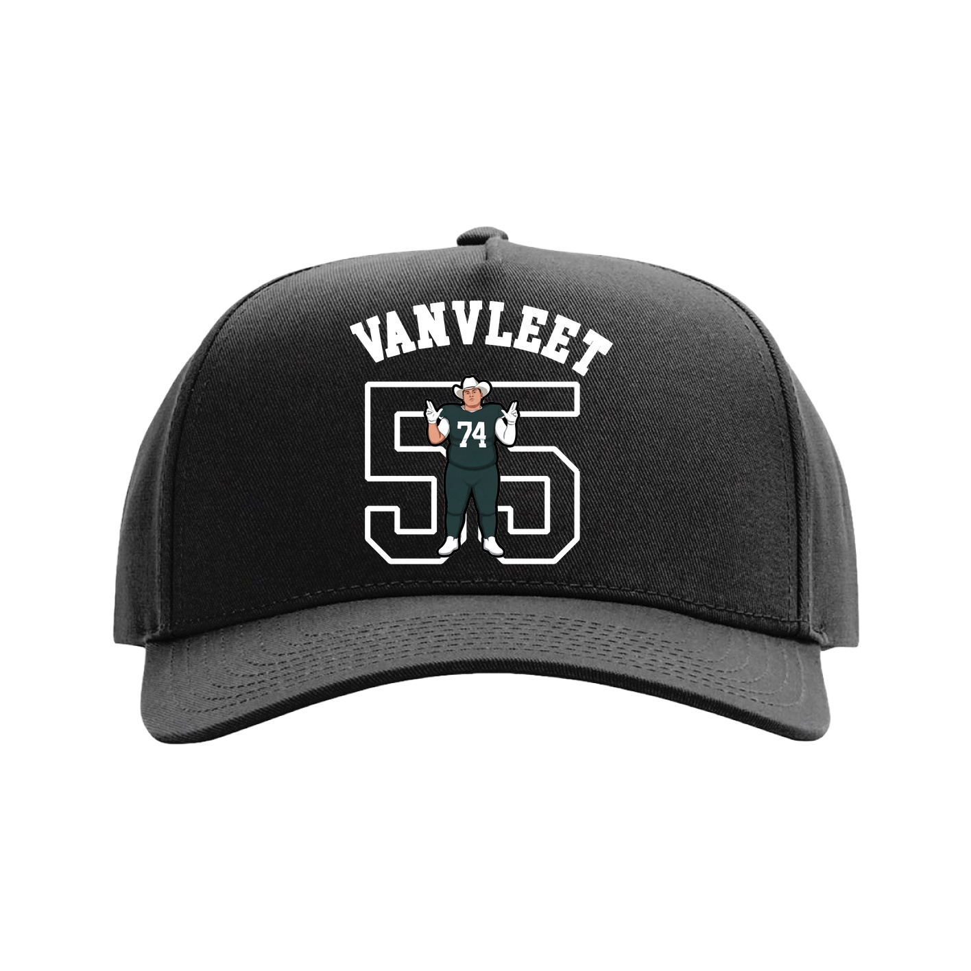 Full Fabric Five-Panel Champ Cap
