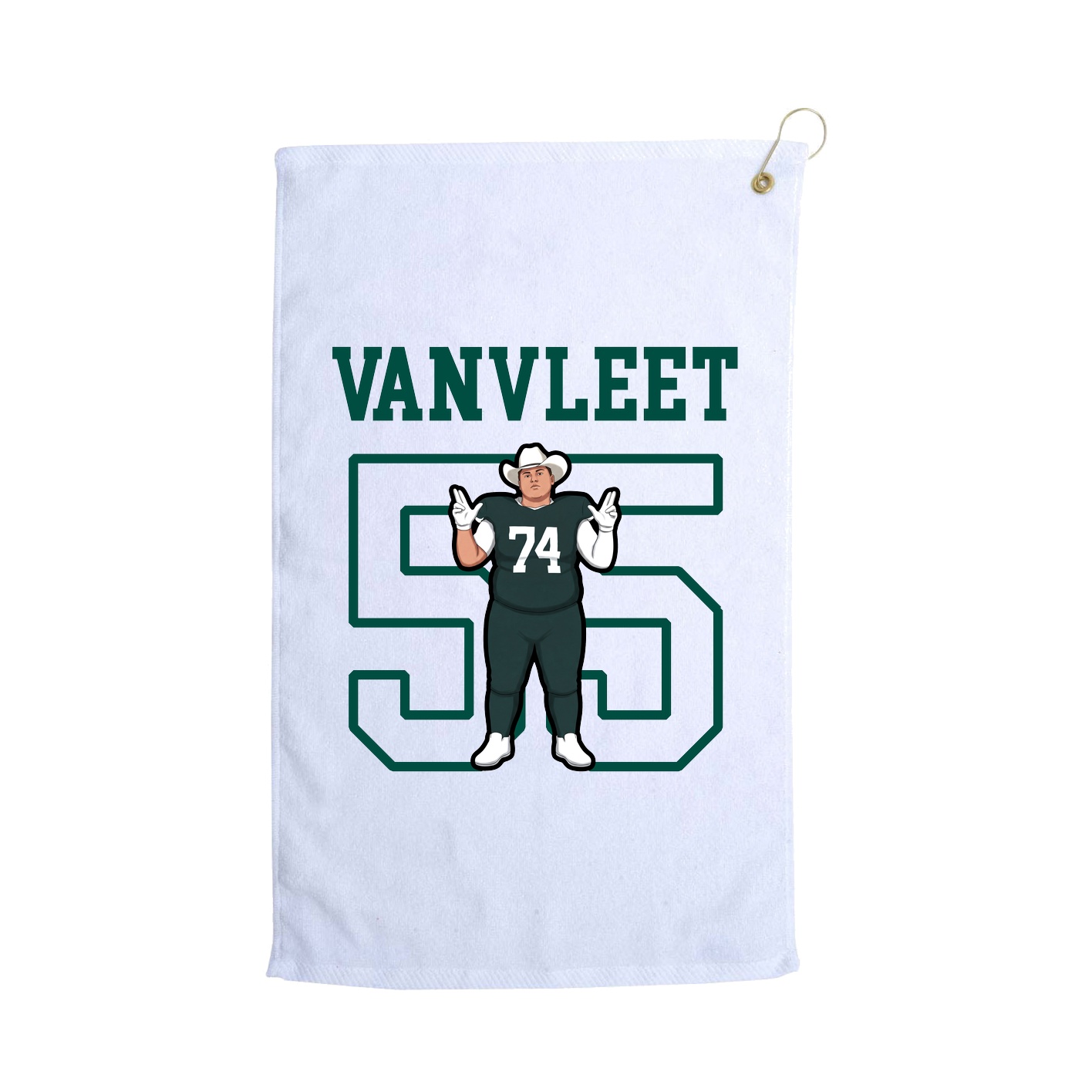 Golf Towel — Shirsey in White