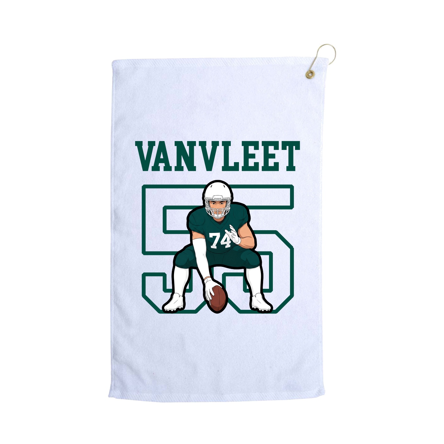 Golf Towel — Shirsey in White