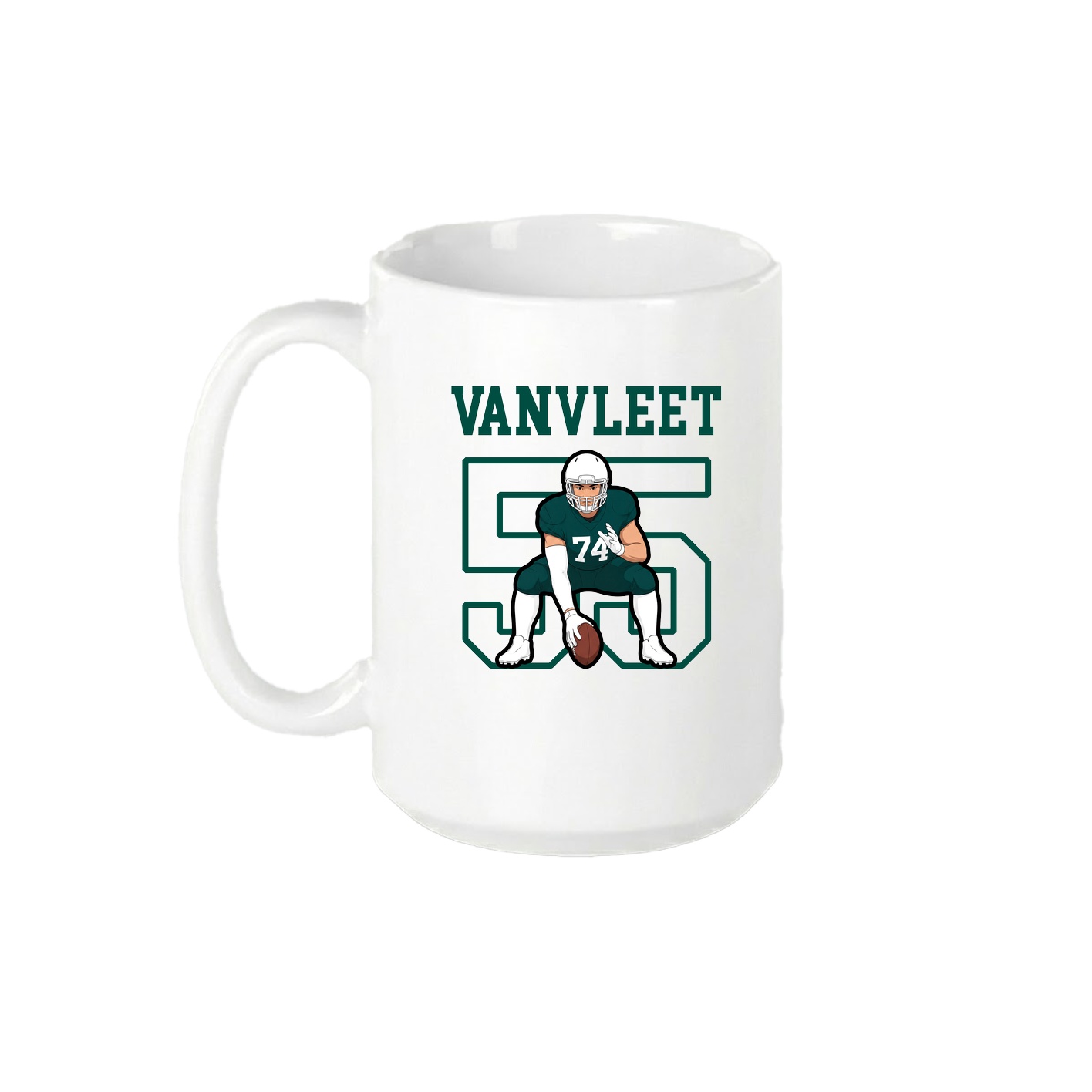 15oz Coffee Mug — Shirsey in White