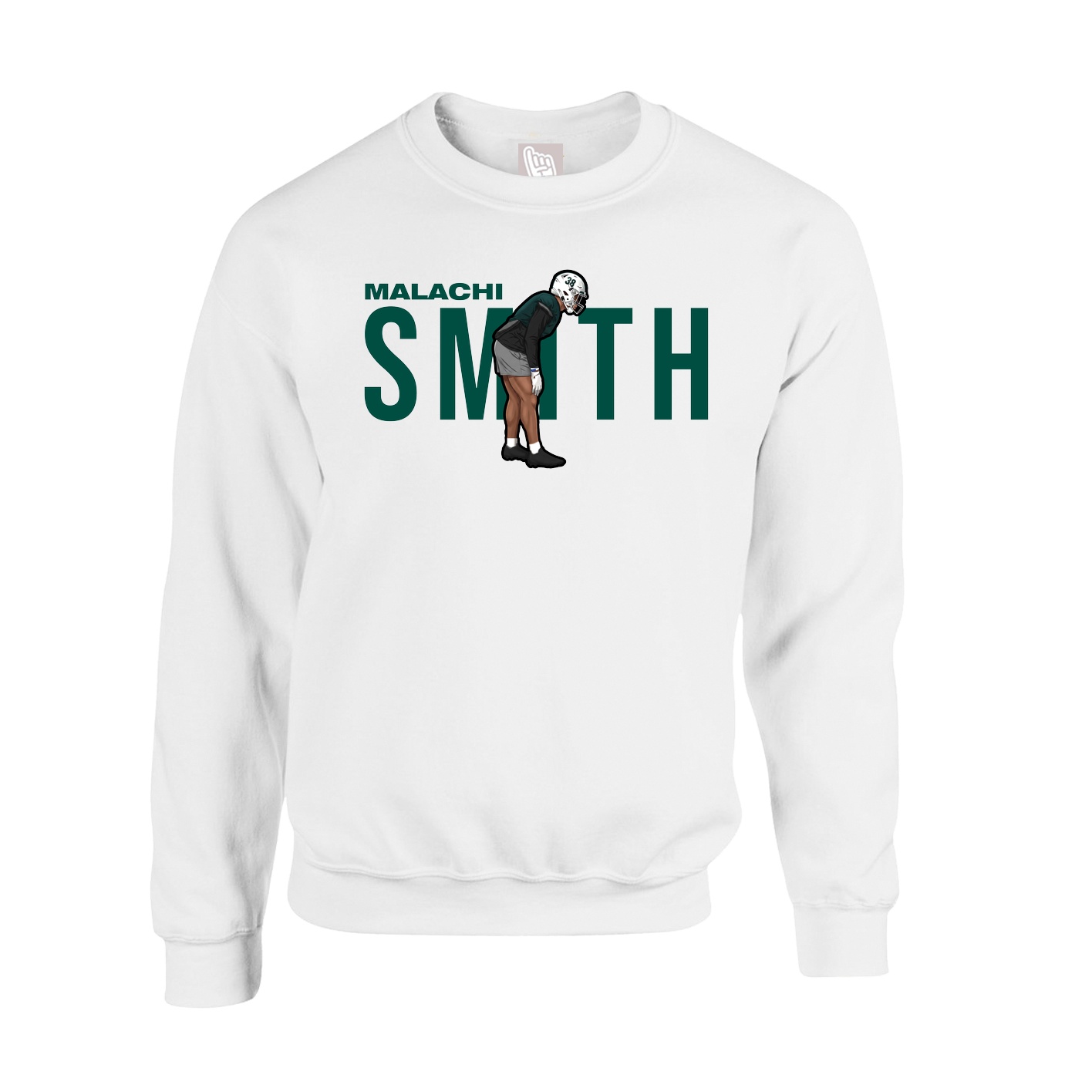 Fleece Crew — Player Name in White