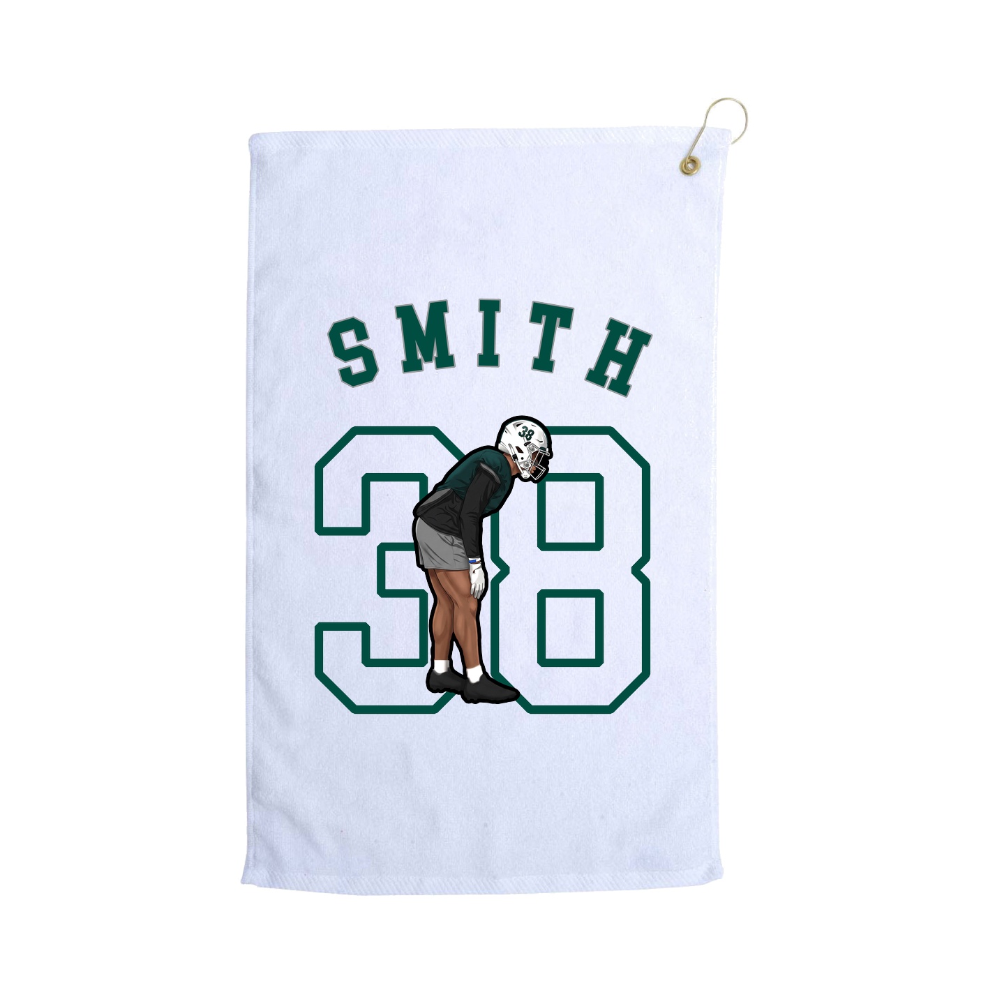 Golf Towel — Shirsey Arch in White