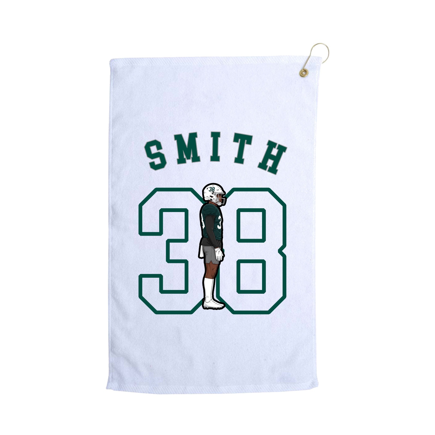 Golf Towel — Shirsey Arch in White