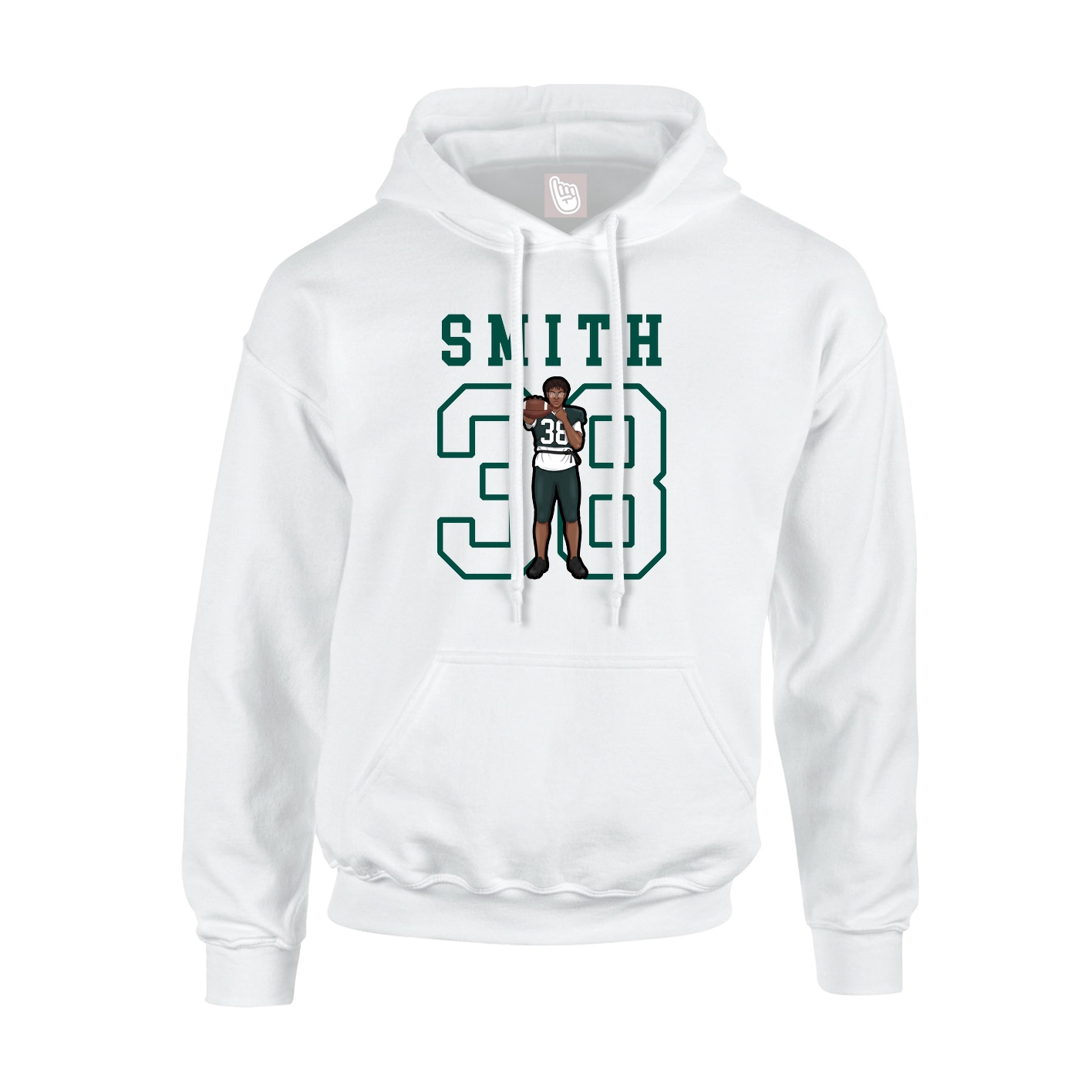 Hoodie — Shirsey in White