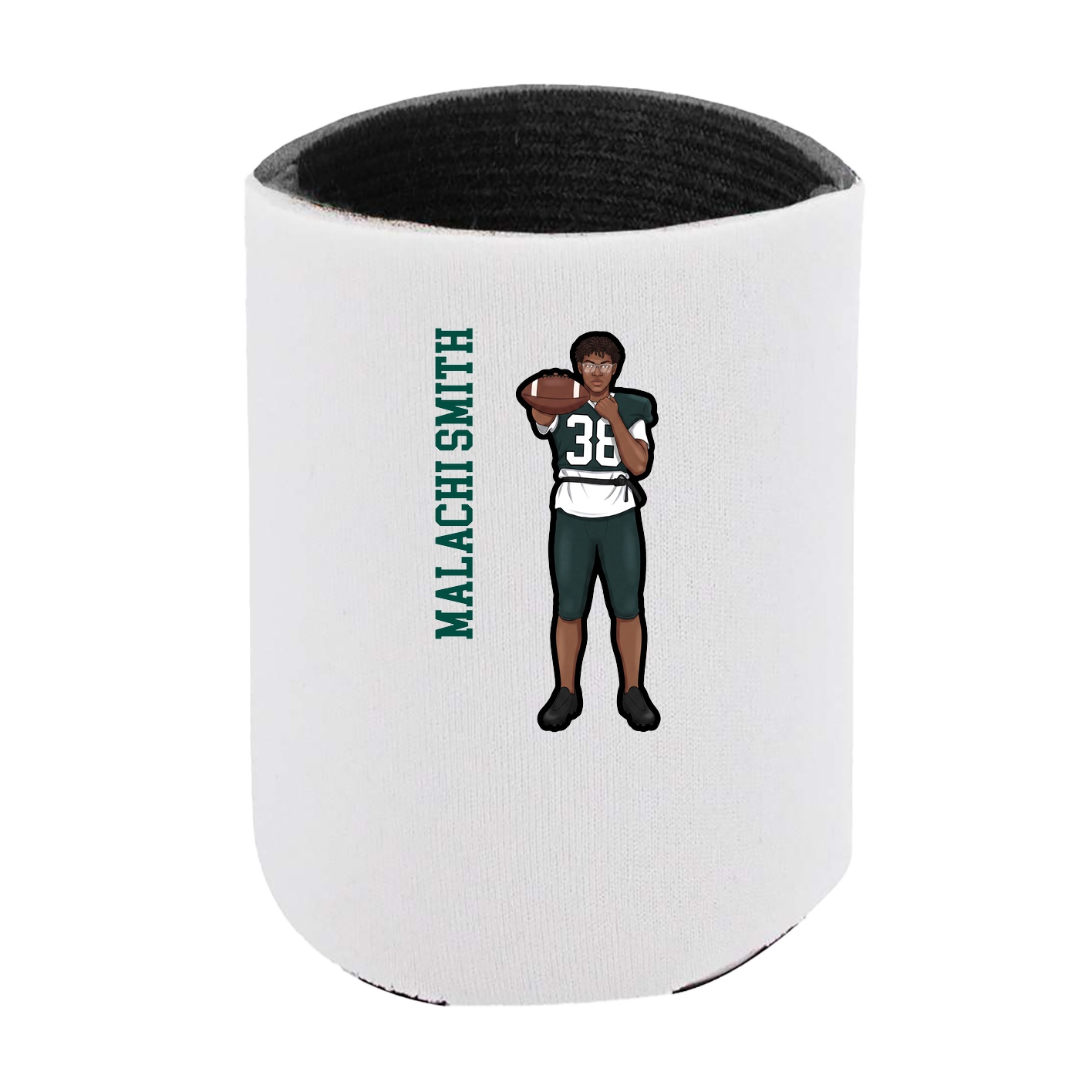 Can Holder — Name Vertical in White