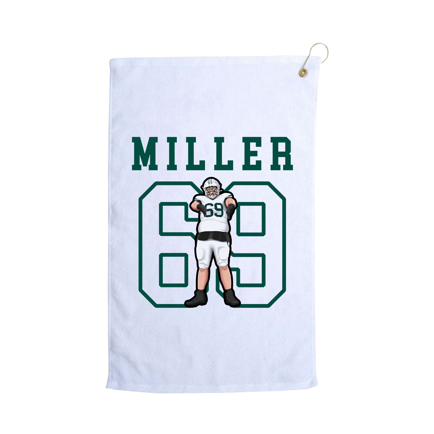 Golf Towel — Shirsey in White