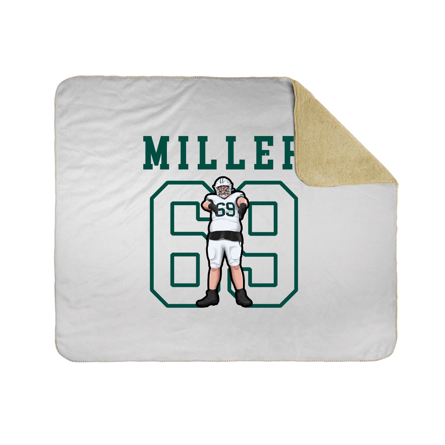 Throw Blanket — Shirsey in White