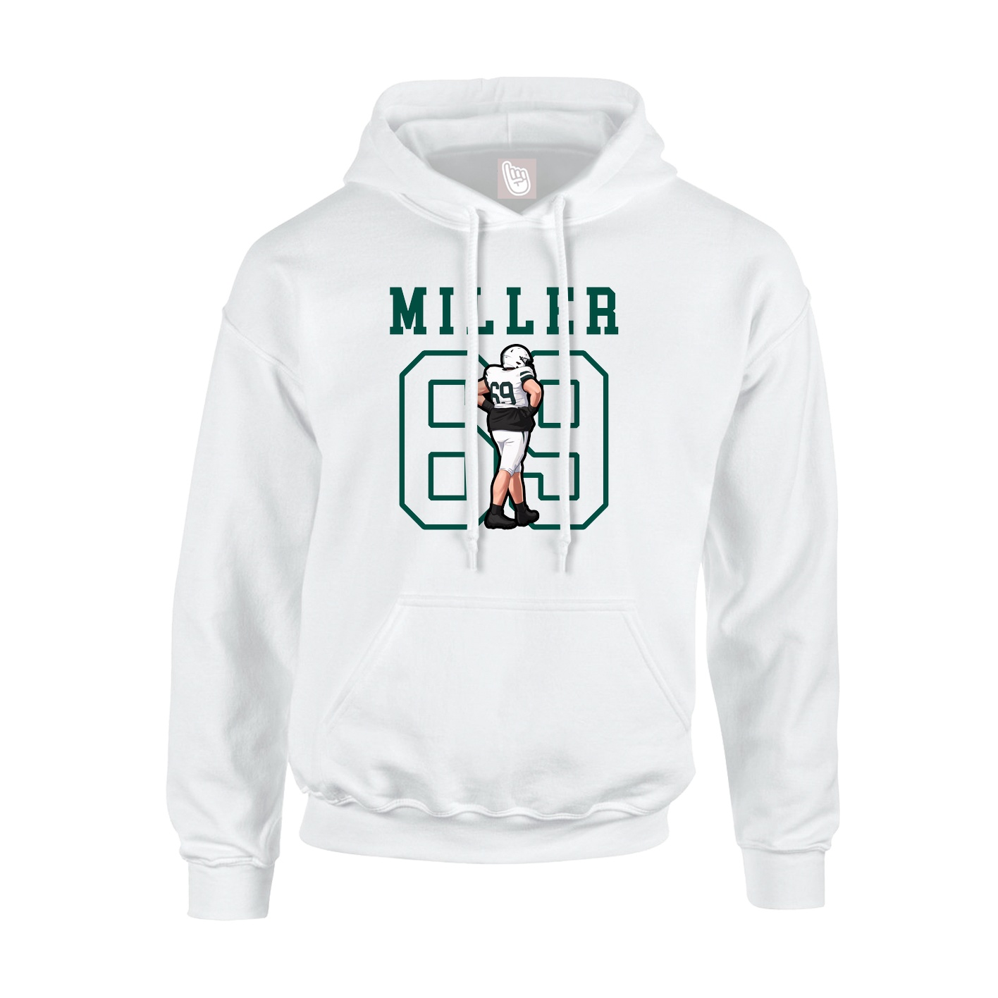 Youth Hoodie — Shirsey in White