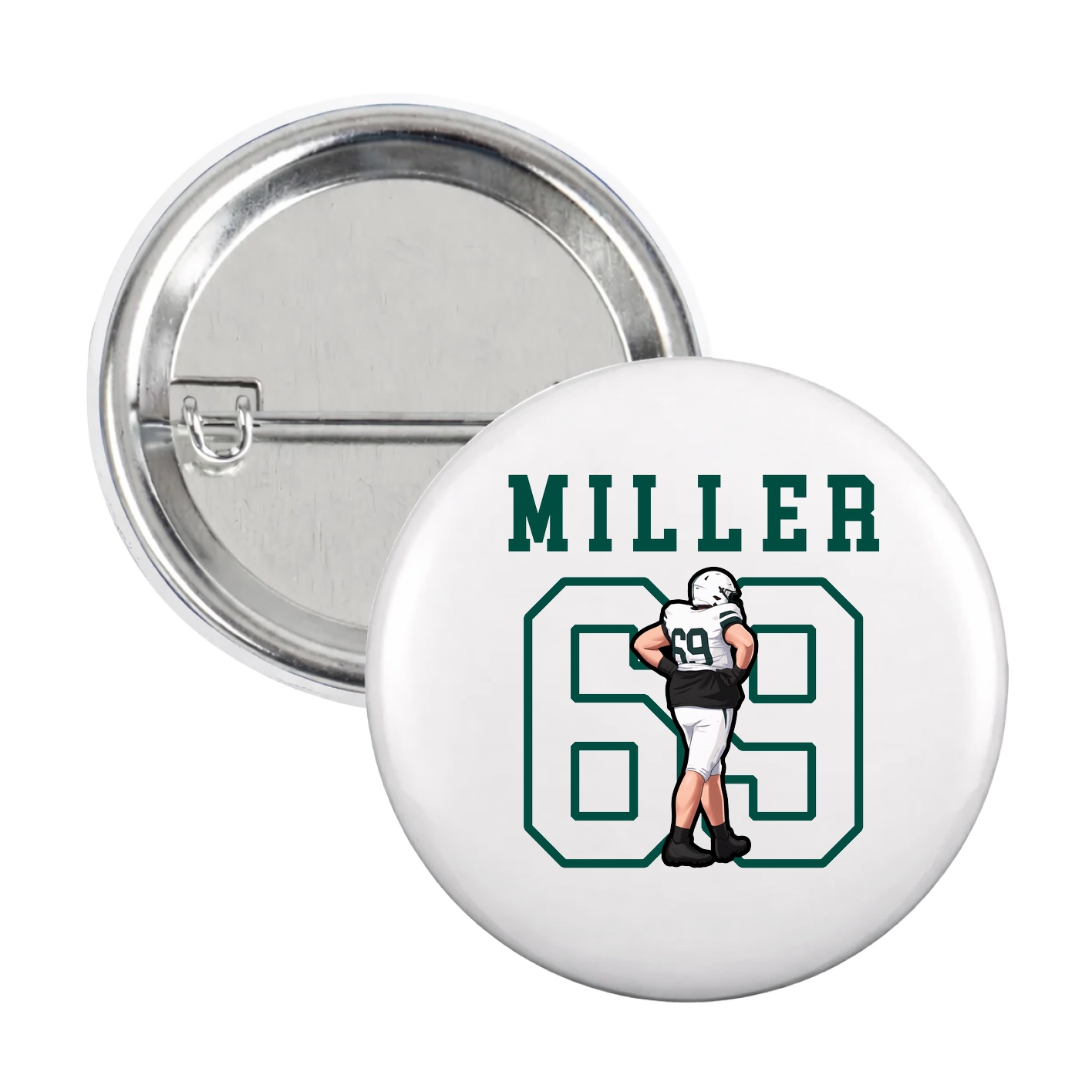Game Day Button — Shirsey in White