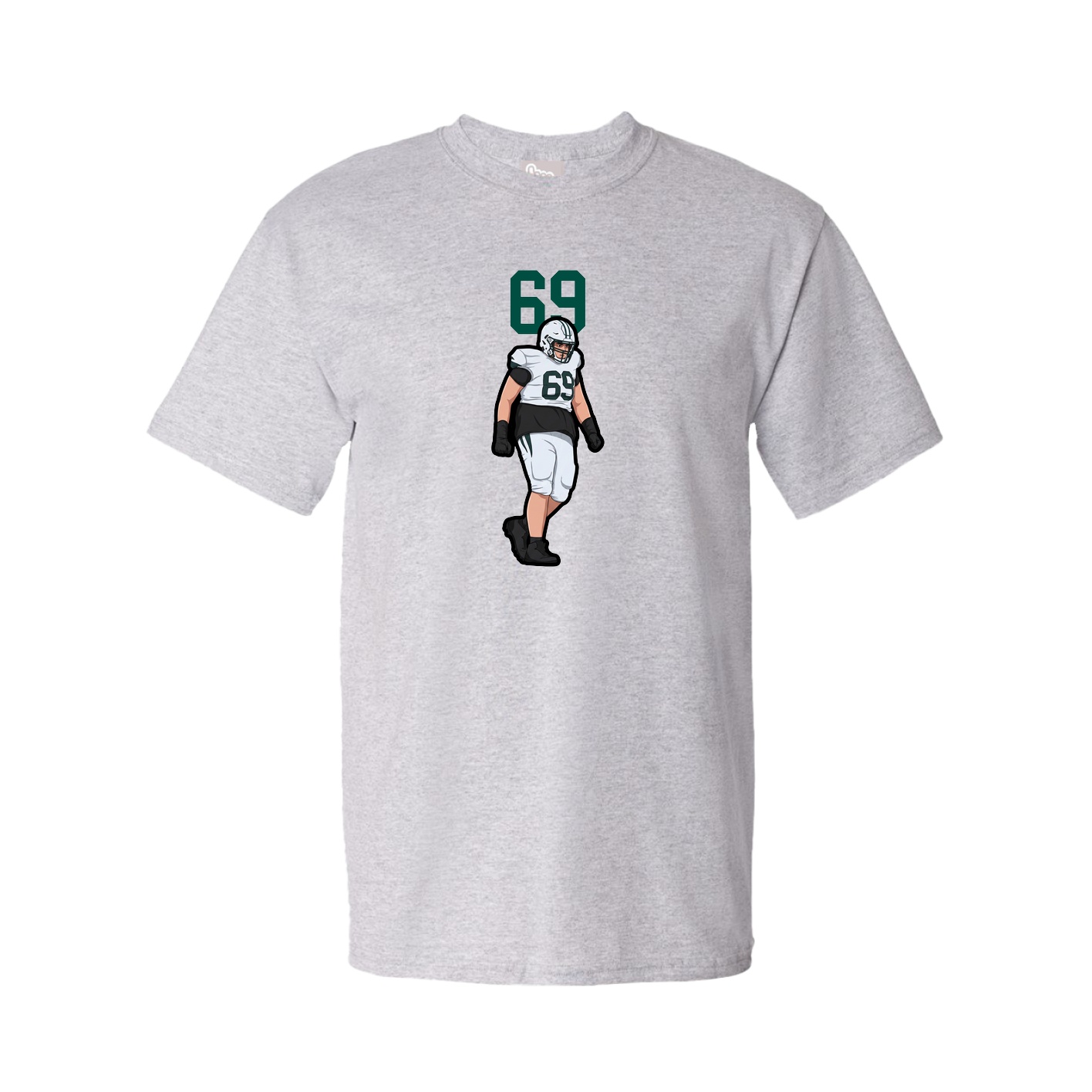 Tee — Number Top in Grey