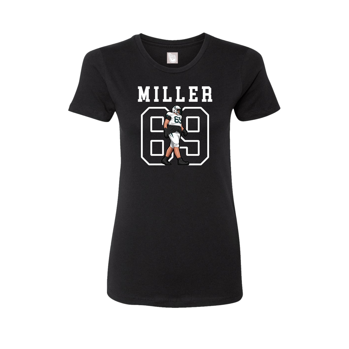 Fitted Women's Tee — Shirsey in Black