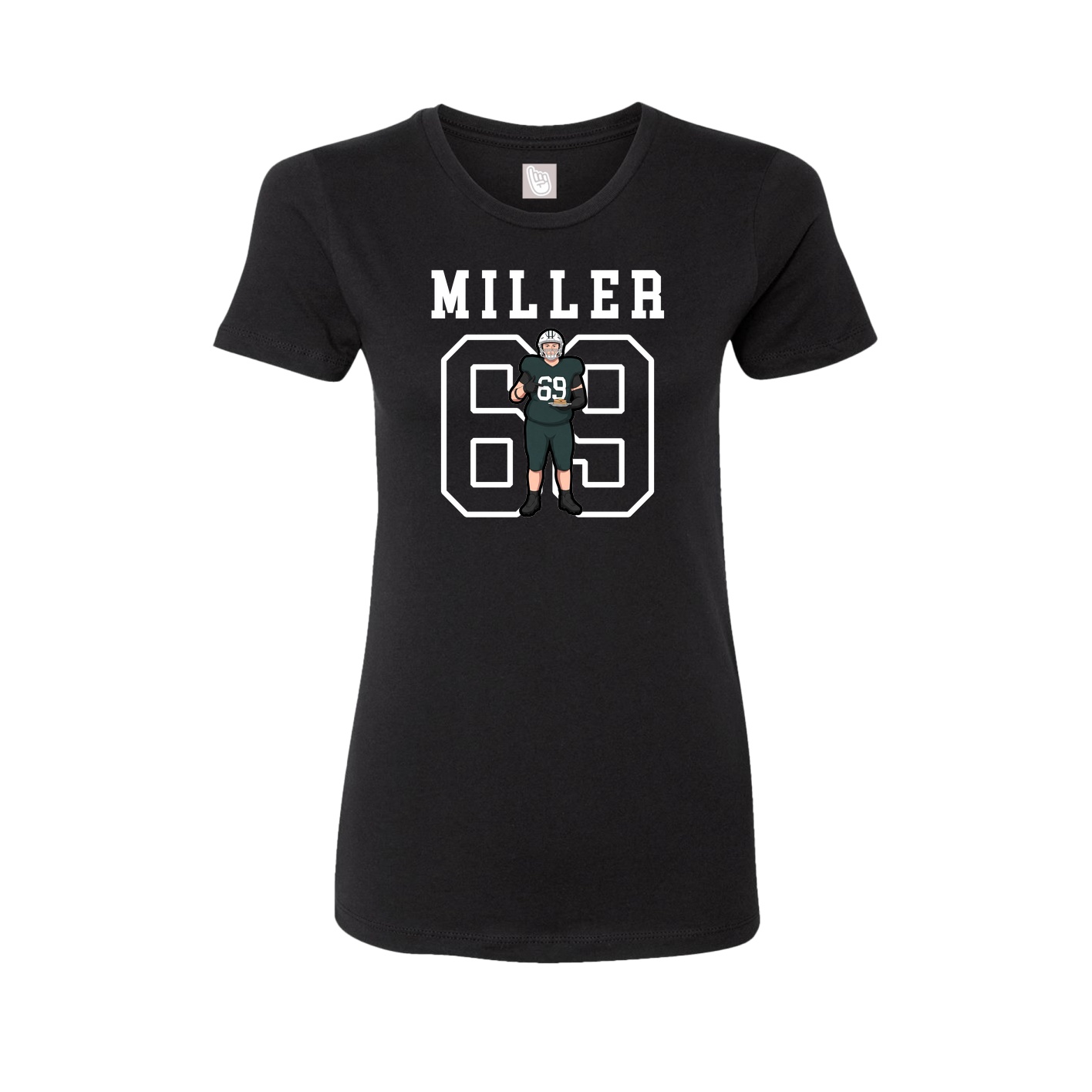 Fitted Women's Tee — Shirsey in Black