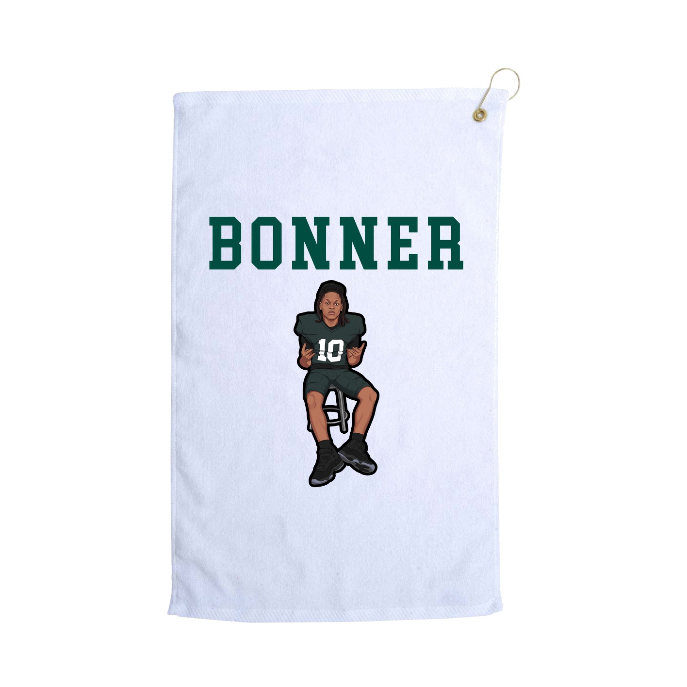Golf Towel — Shirsey in White