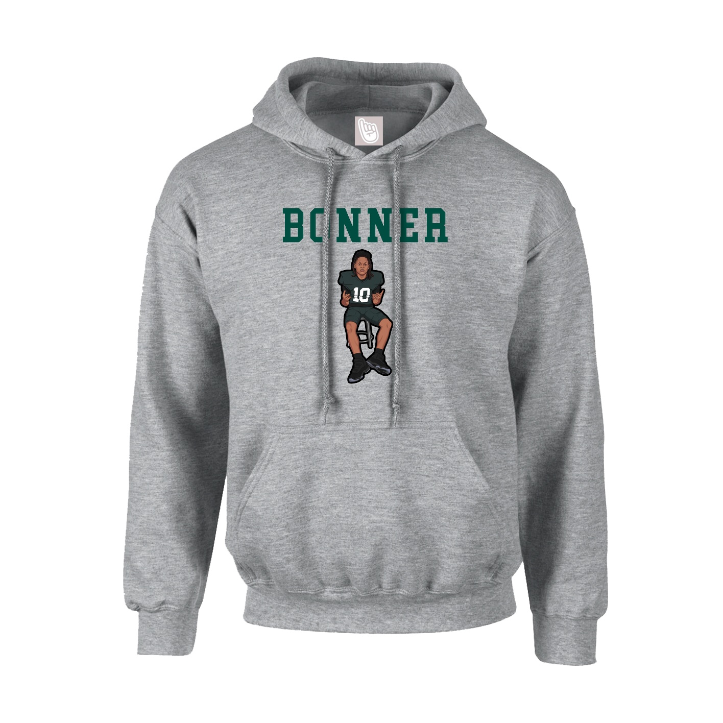 Hoodie — Shirsey in Grey
