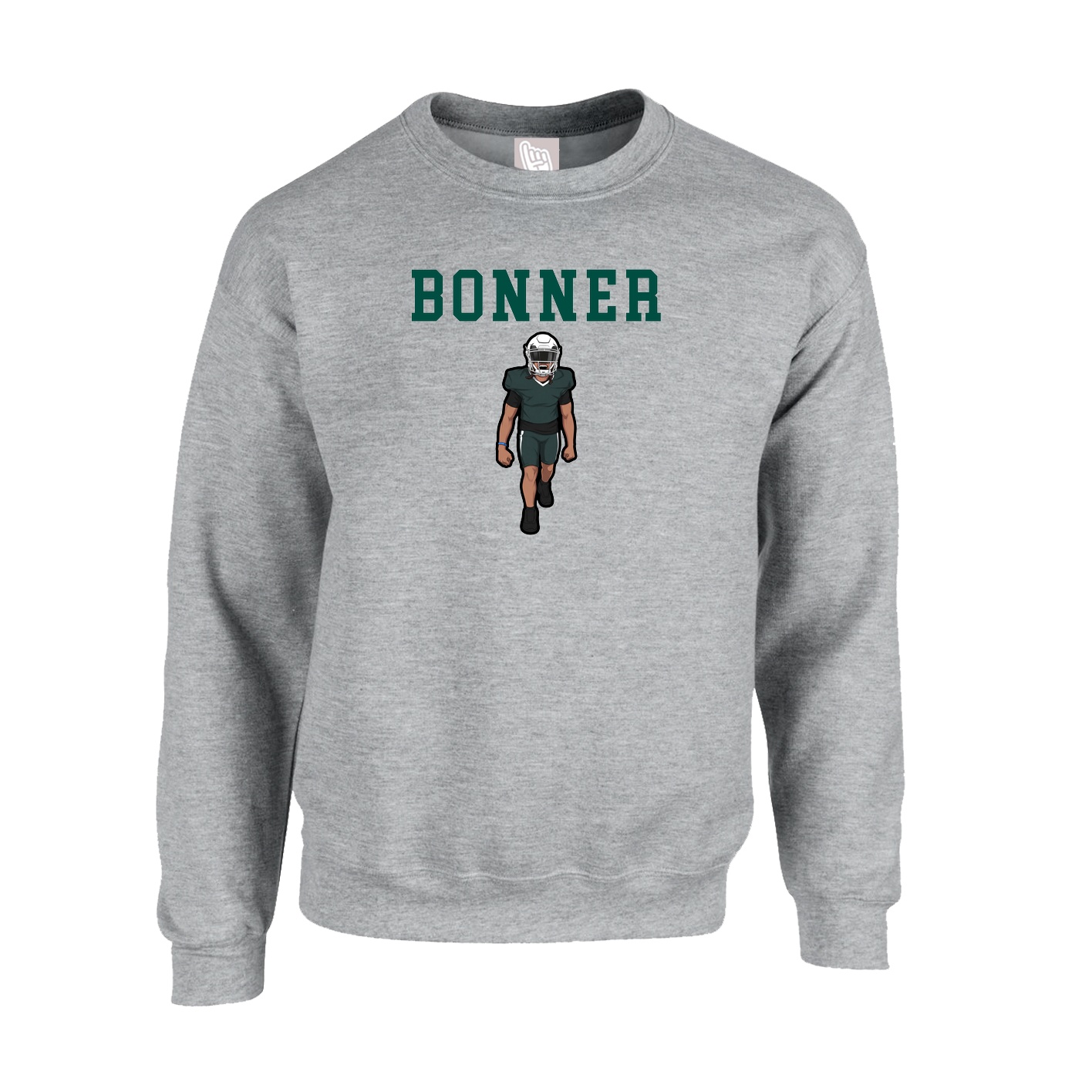 Fleece Crew — Shirsey in Grey