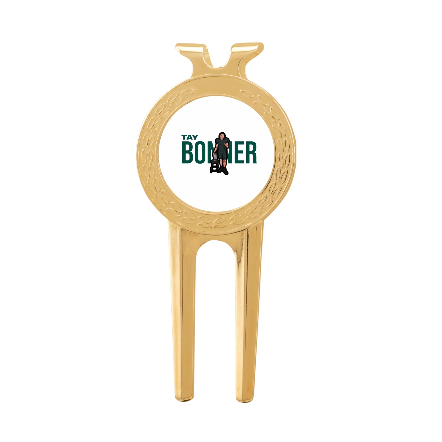 Divot Tool with Ball Marker — Player Name in Classic