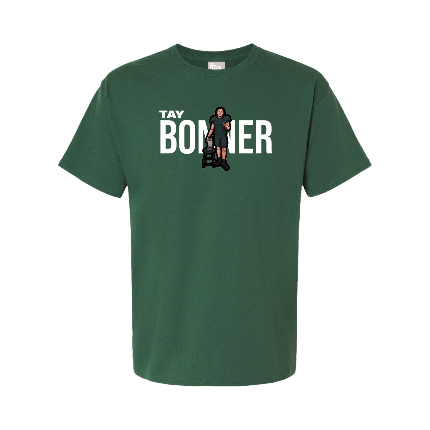 Youth Tee — Player Name in Green