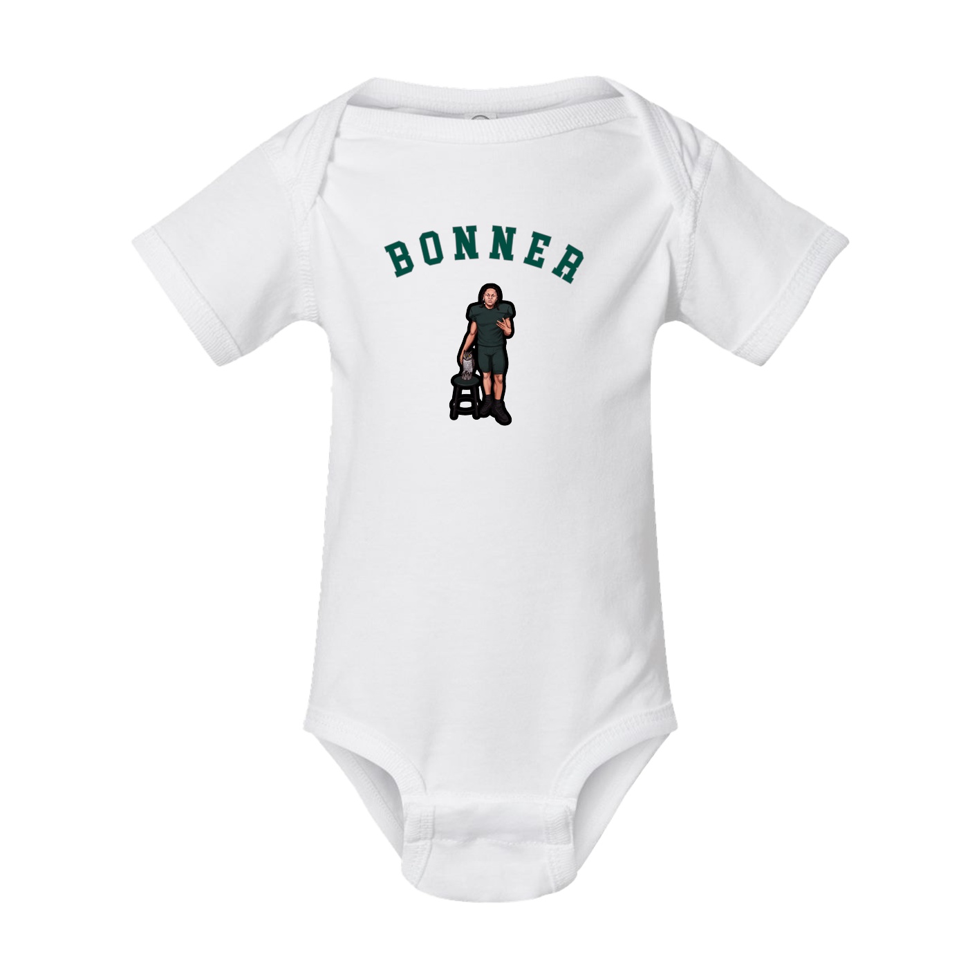 Baby Onesie — Shirsey Arch in White