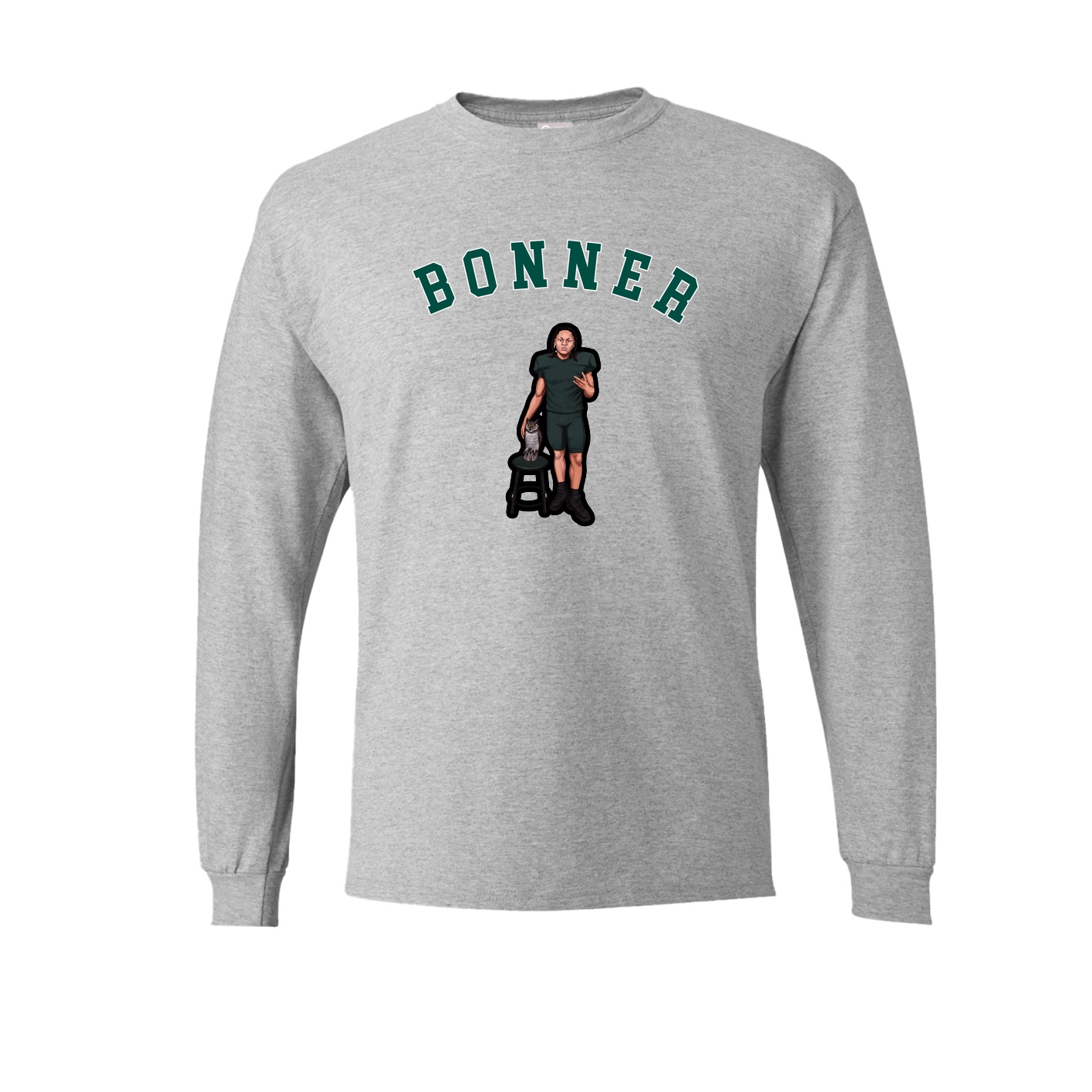 Long Sleeve Tee — Shirsey Arch in Grey