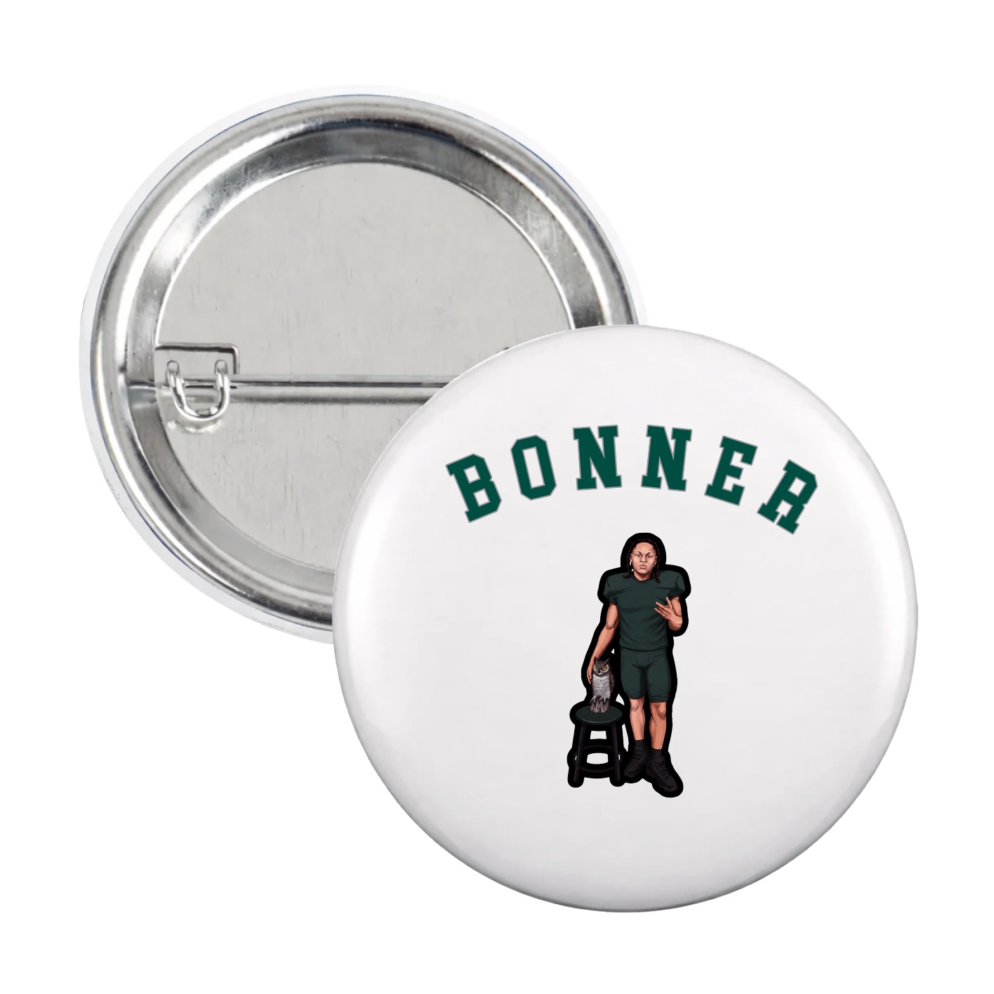 Game Day Button — Shirsey Arch in White