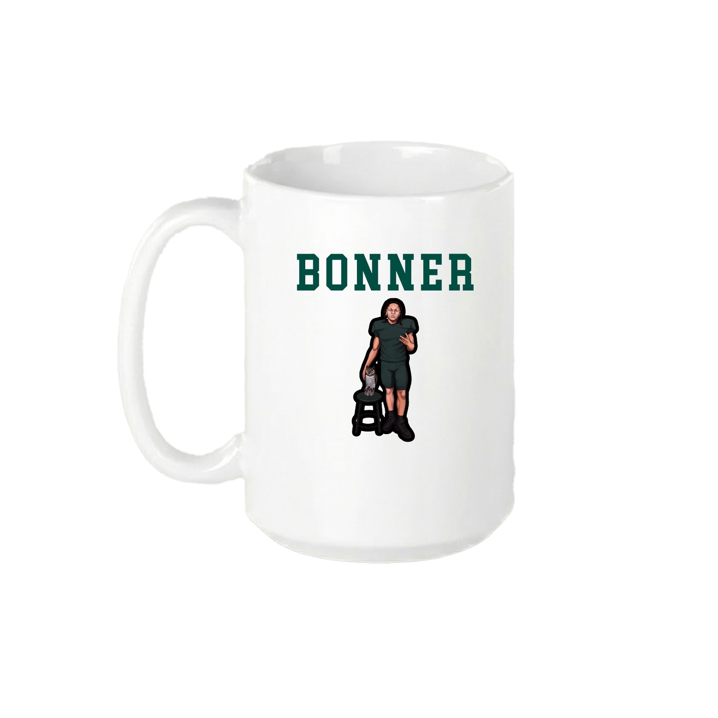 15oz Coffee Mug — Shirsey in White