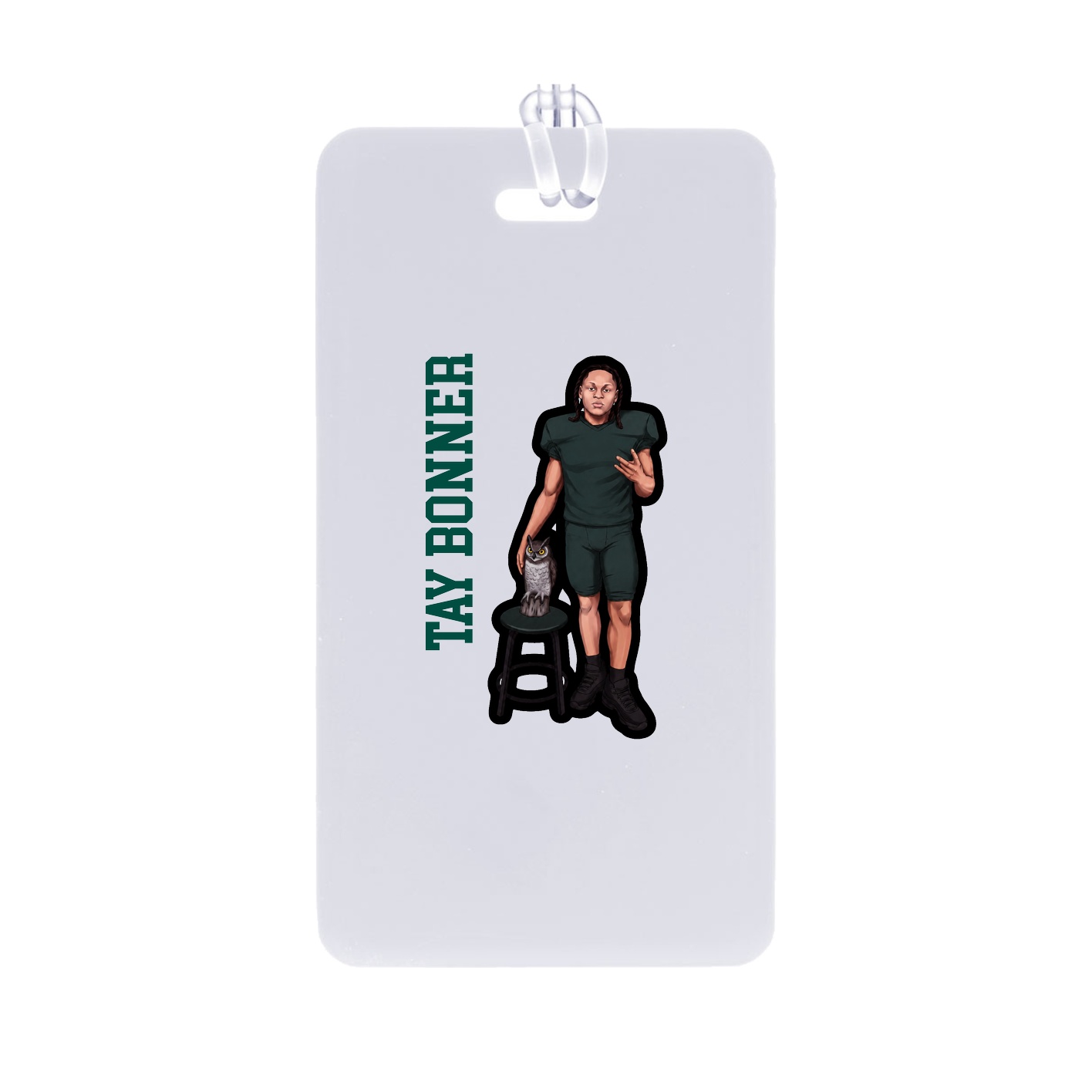 Bag Tag — Name Vertical in Classic