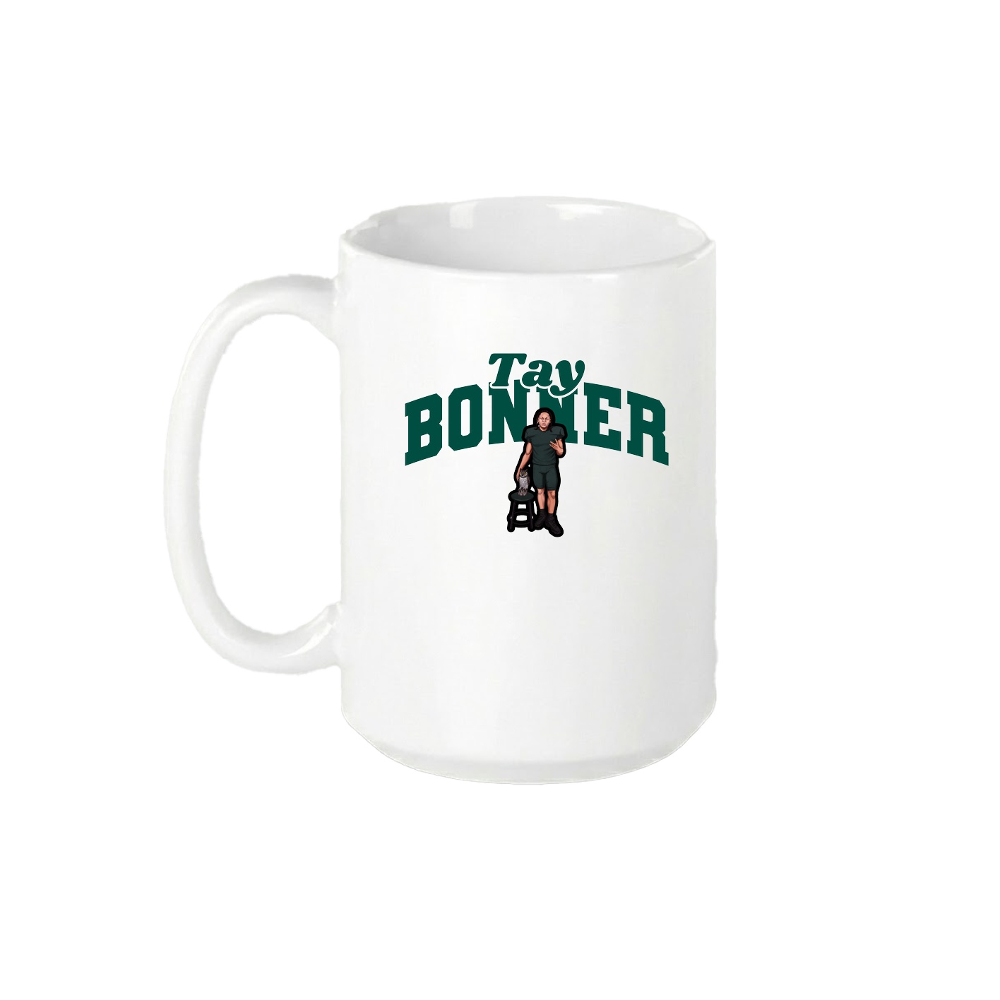 15oz Coffee Mug — Signature Arch in White