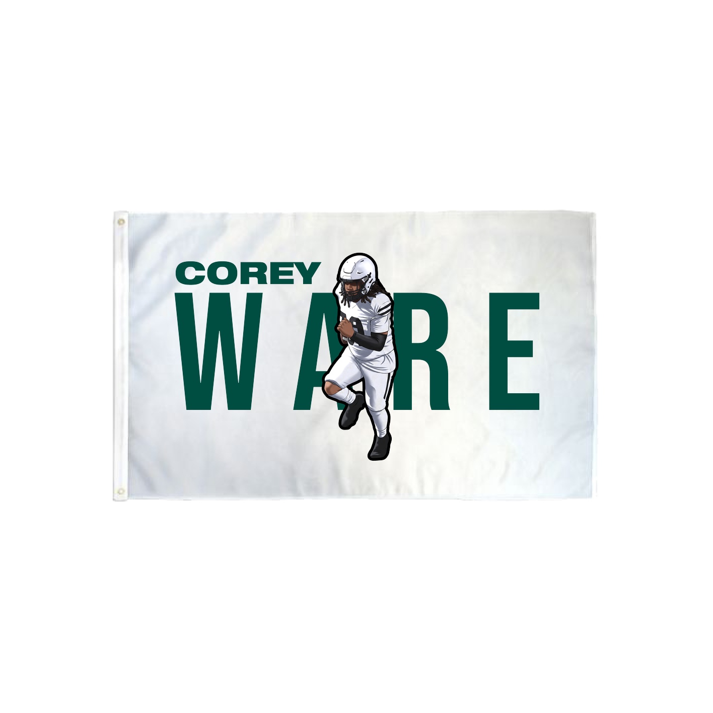 3x5 Flag — Player Name in Classic