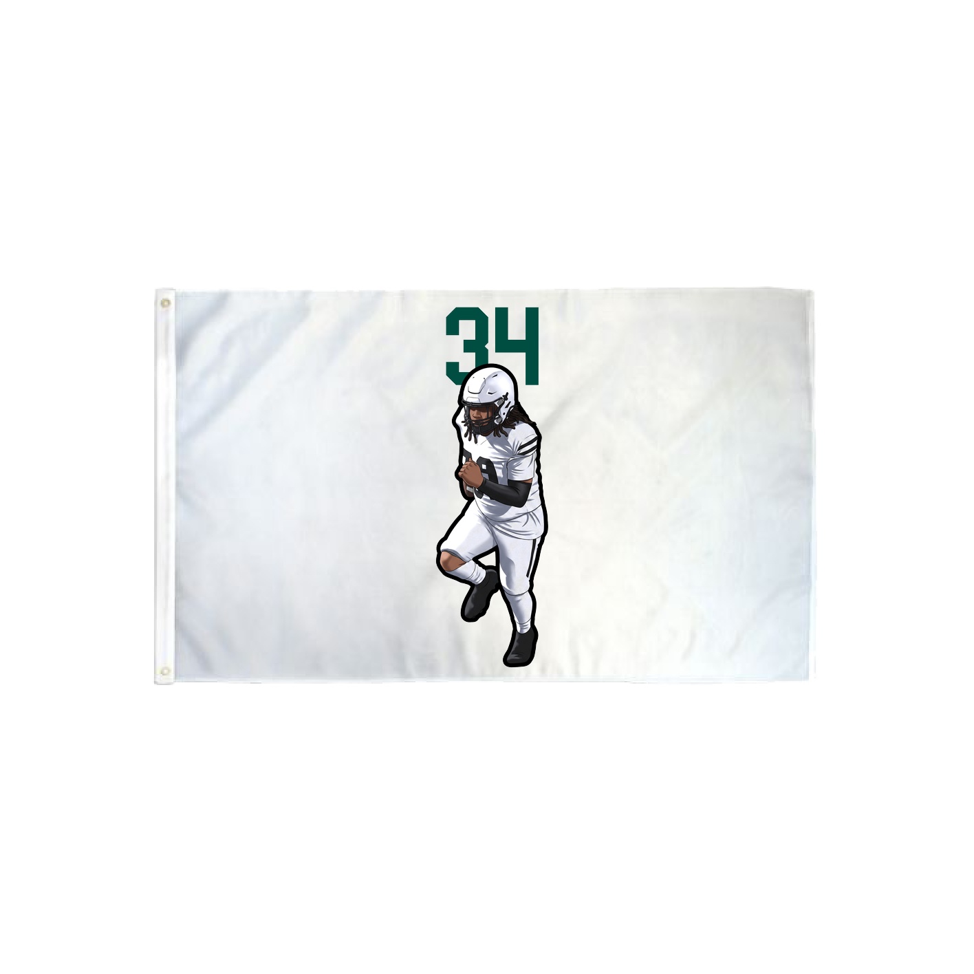 3x5 Flag — Number Top in Classic