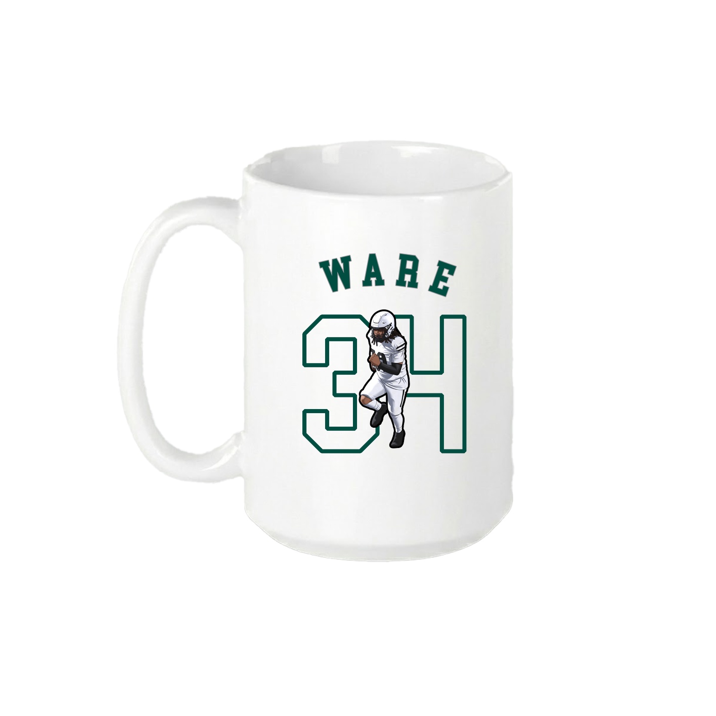 15oz Coffee Mug — Shirsey Arch in White