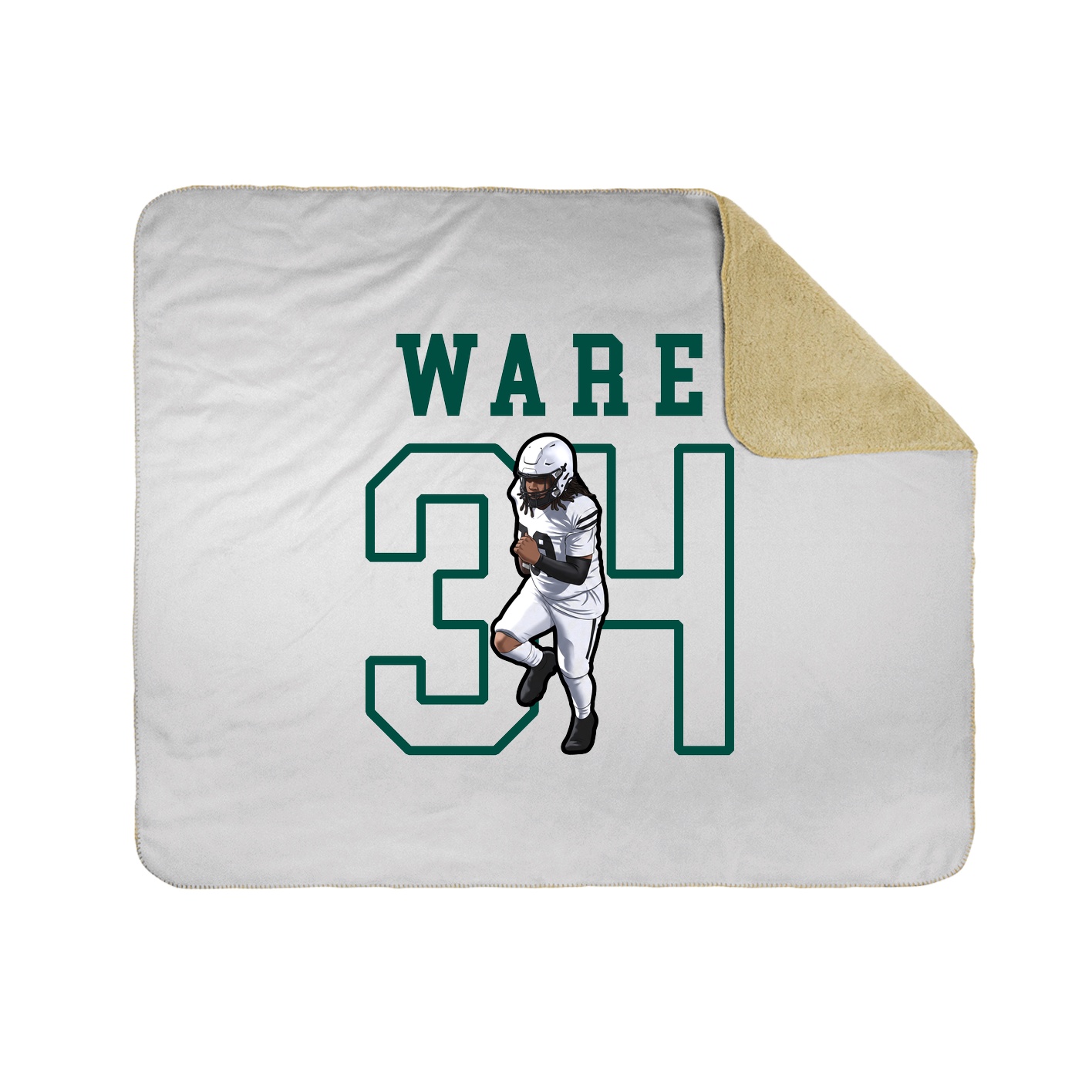 Throw Blanket — Shirsey in White