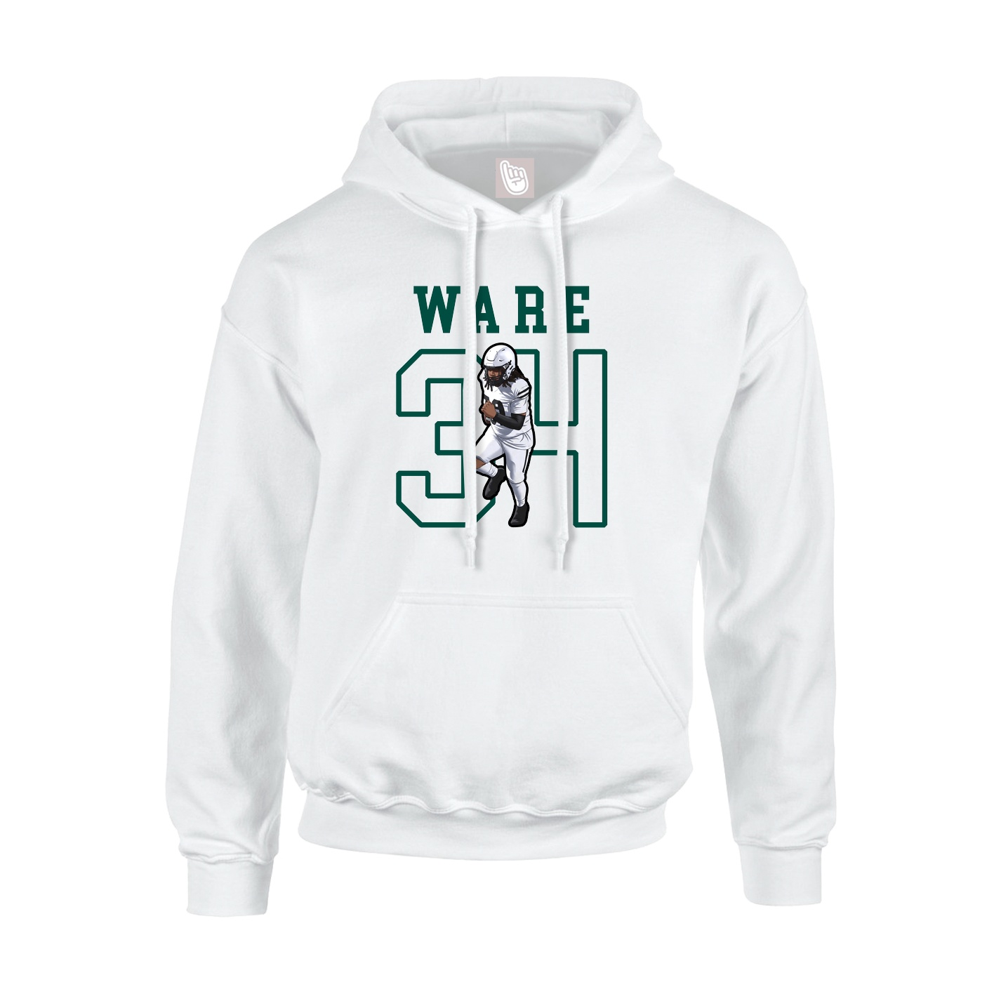 Youth Hoodie — Shirsey in White