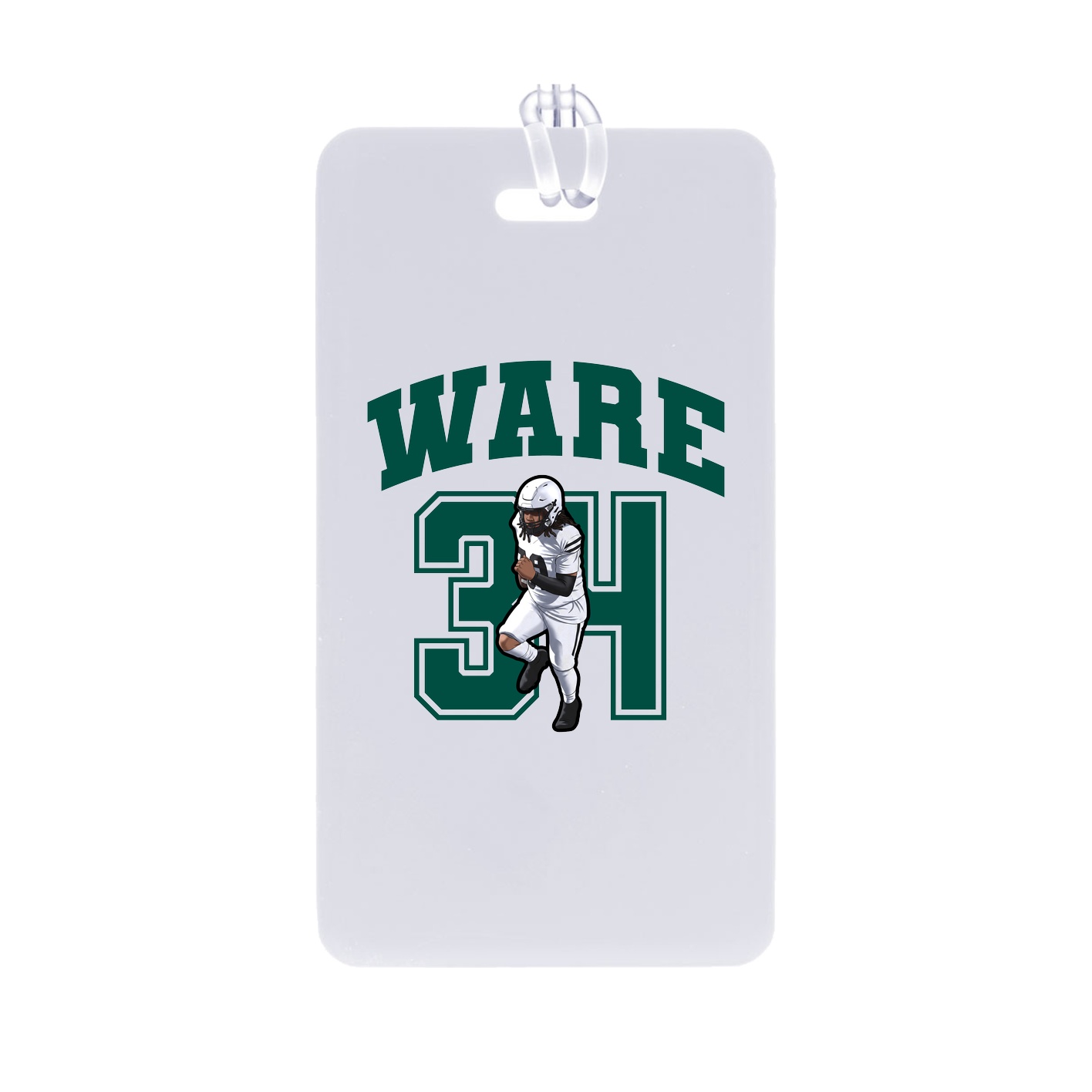 Bag Tag — Number in Classic