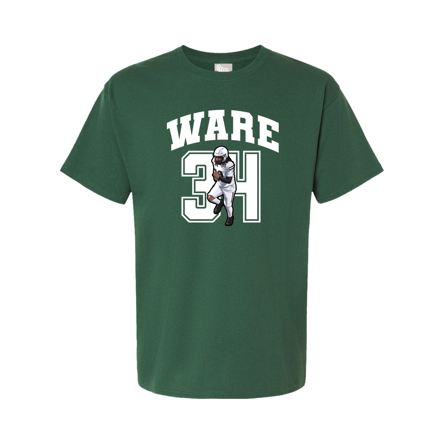 Tee — Number in Green
