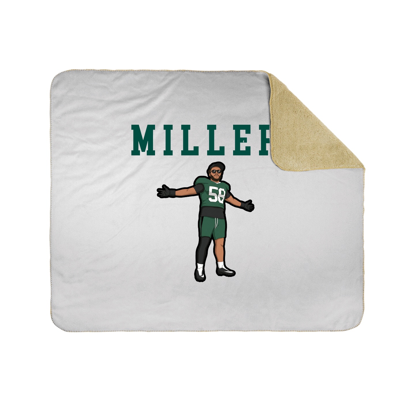 Throw Blanket — Shirsey in White