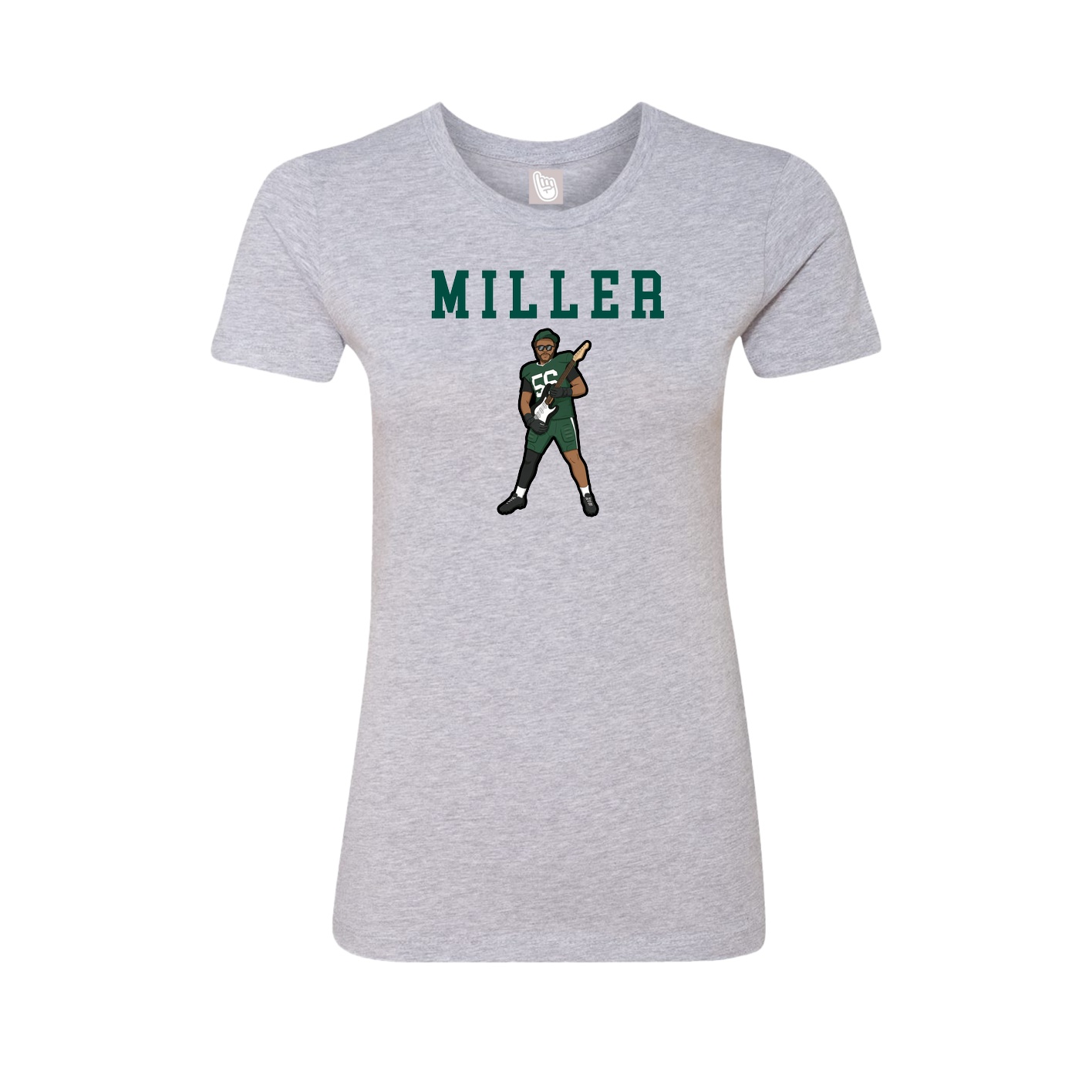 Fitted Women's Tee — Shirsey in Grey