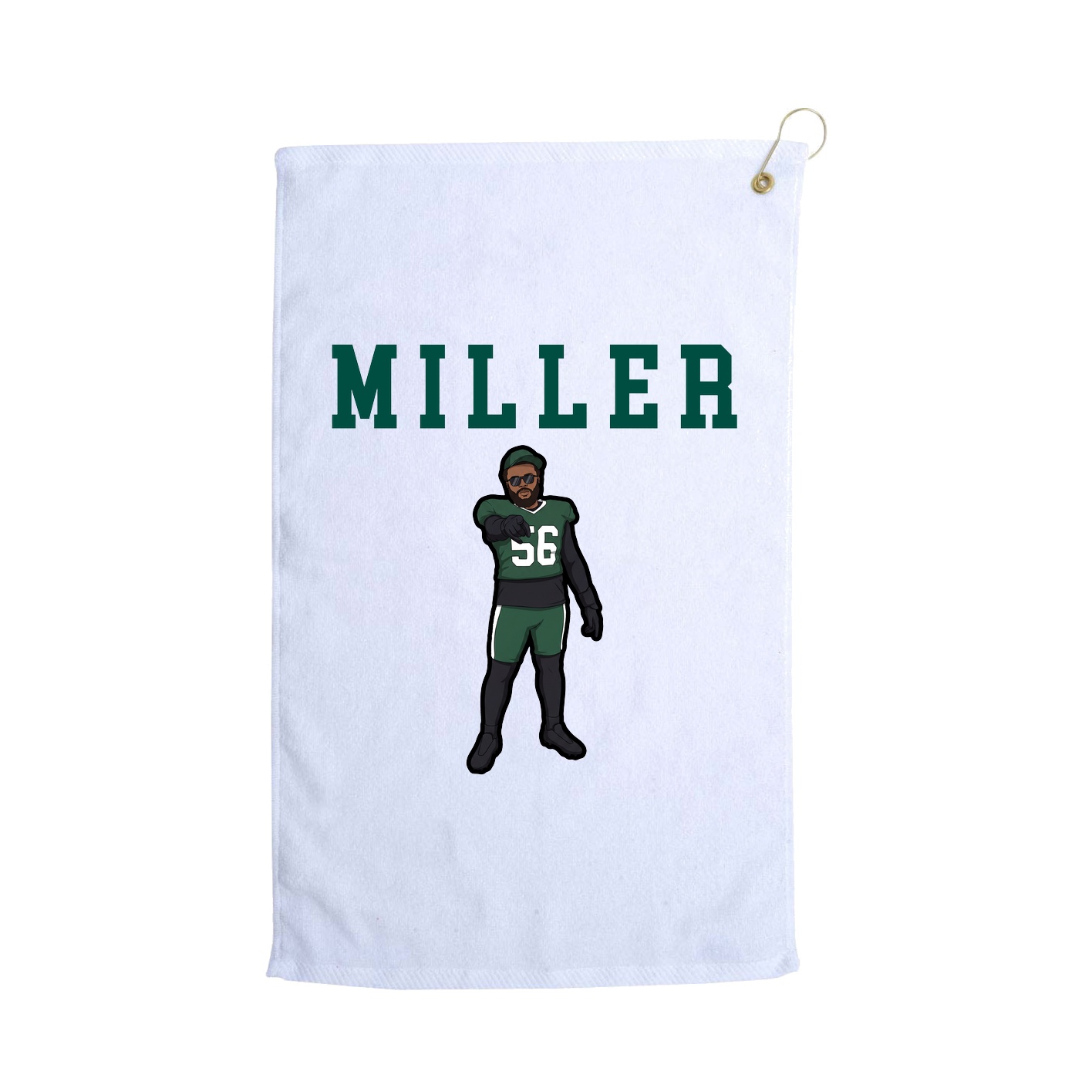 Golf Towel — Shirsey in White