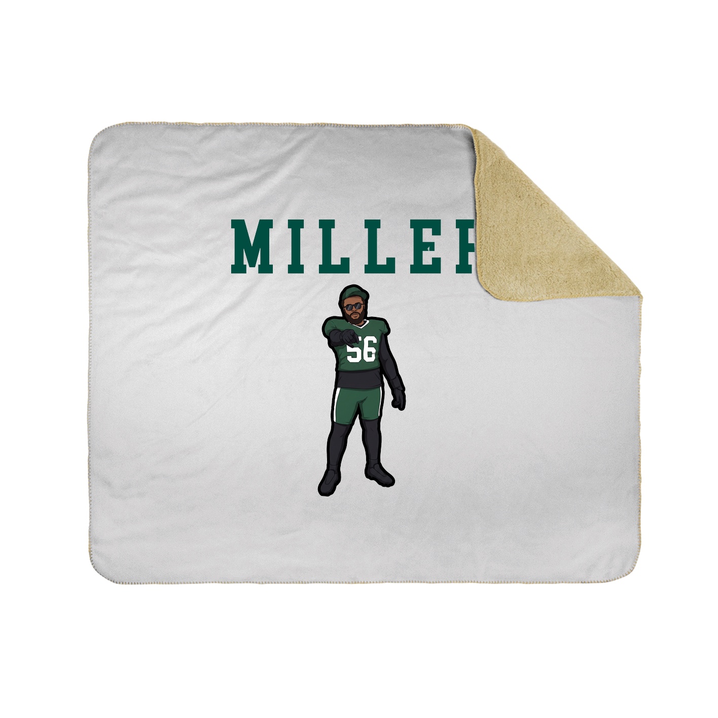Throw Blanket — Shirsey in White