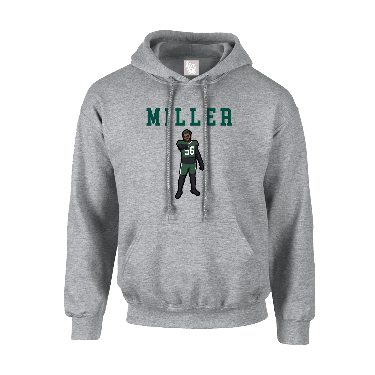 Hoodie — Shirsey in Grey