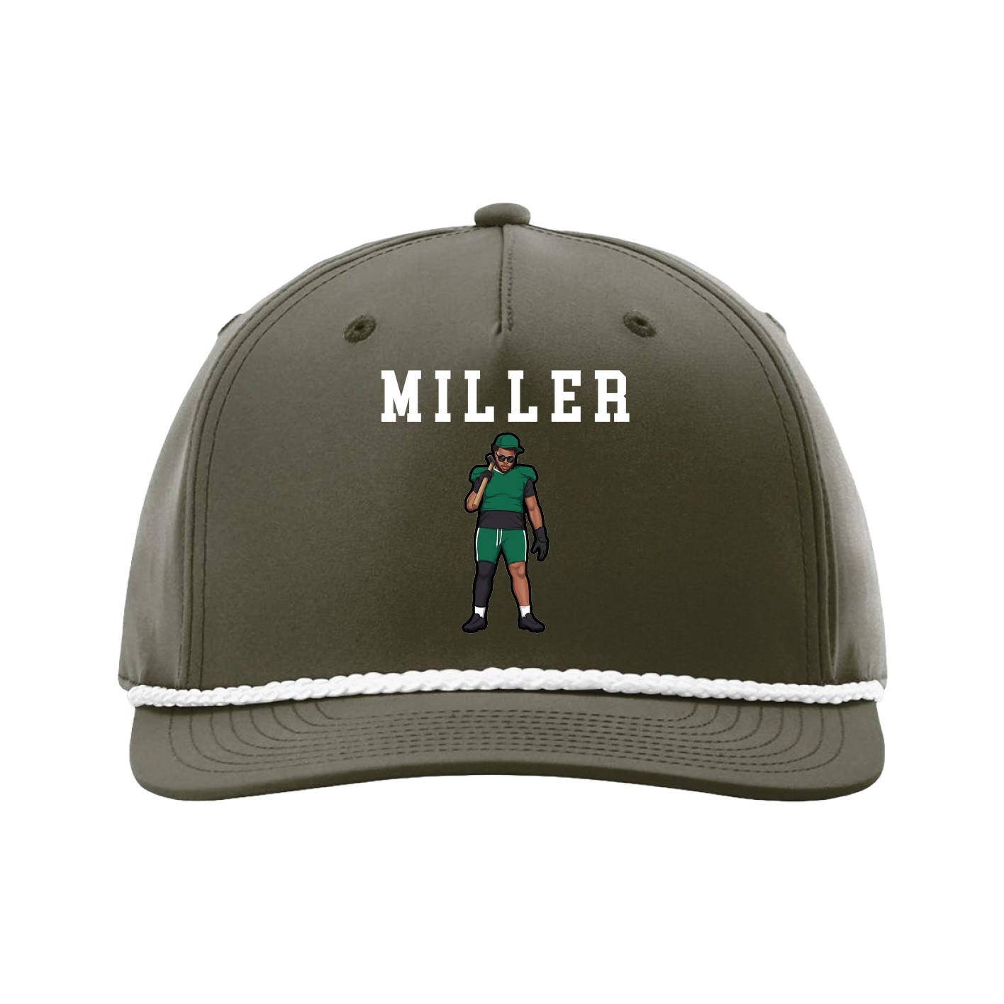 Five-Panel Classic Rope Cap — Shirsey in Green