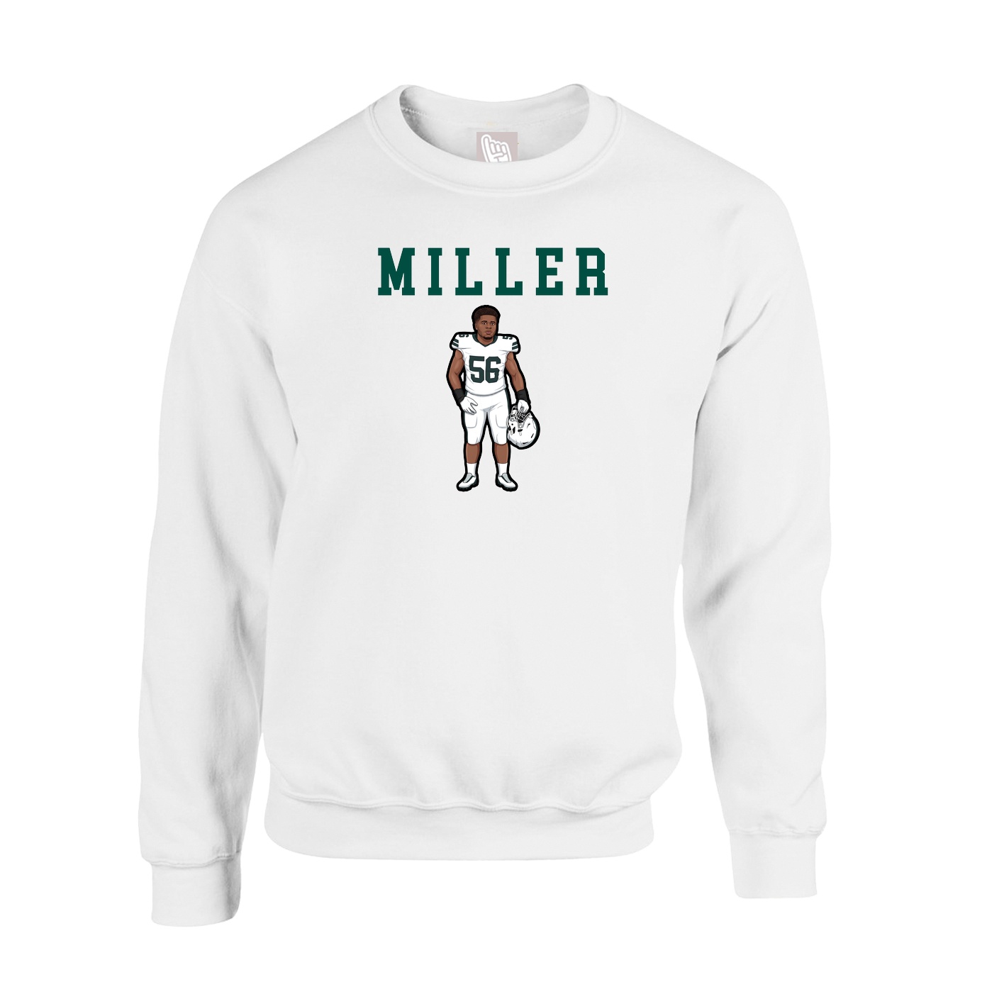 Fleece Crew — Shirsey in White