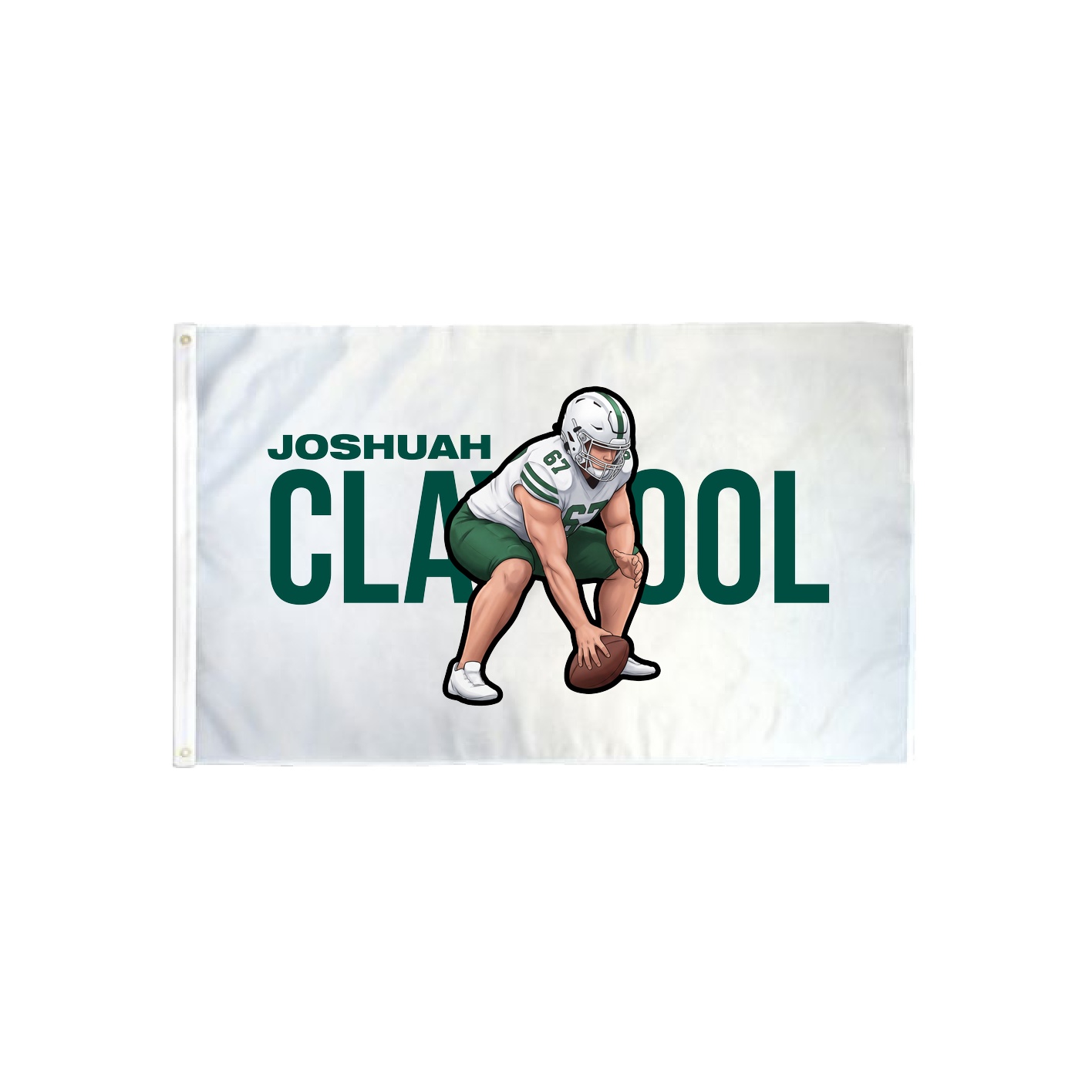 3x5 Flag — Player Name in Classic