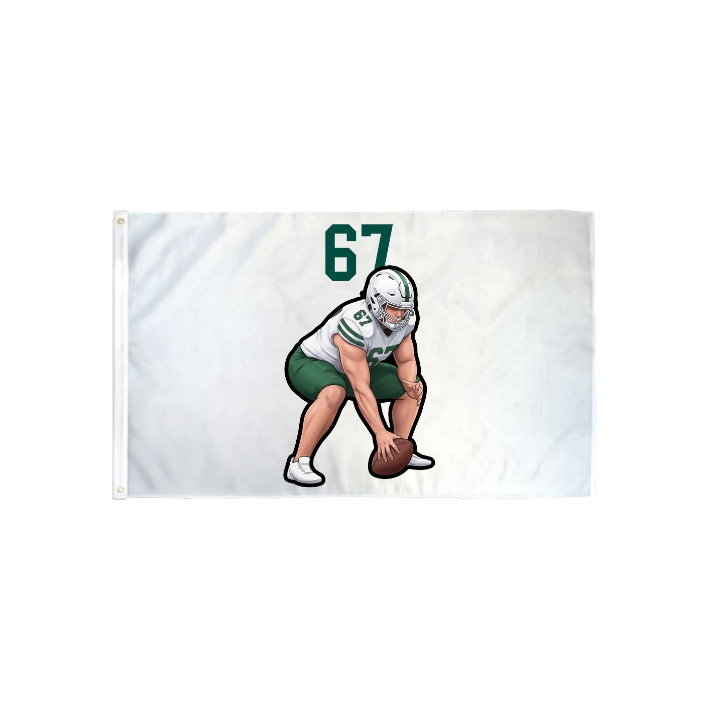 3x5 Flag — Number Top in Classic